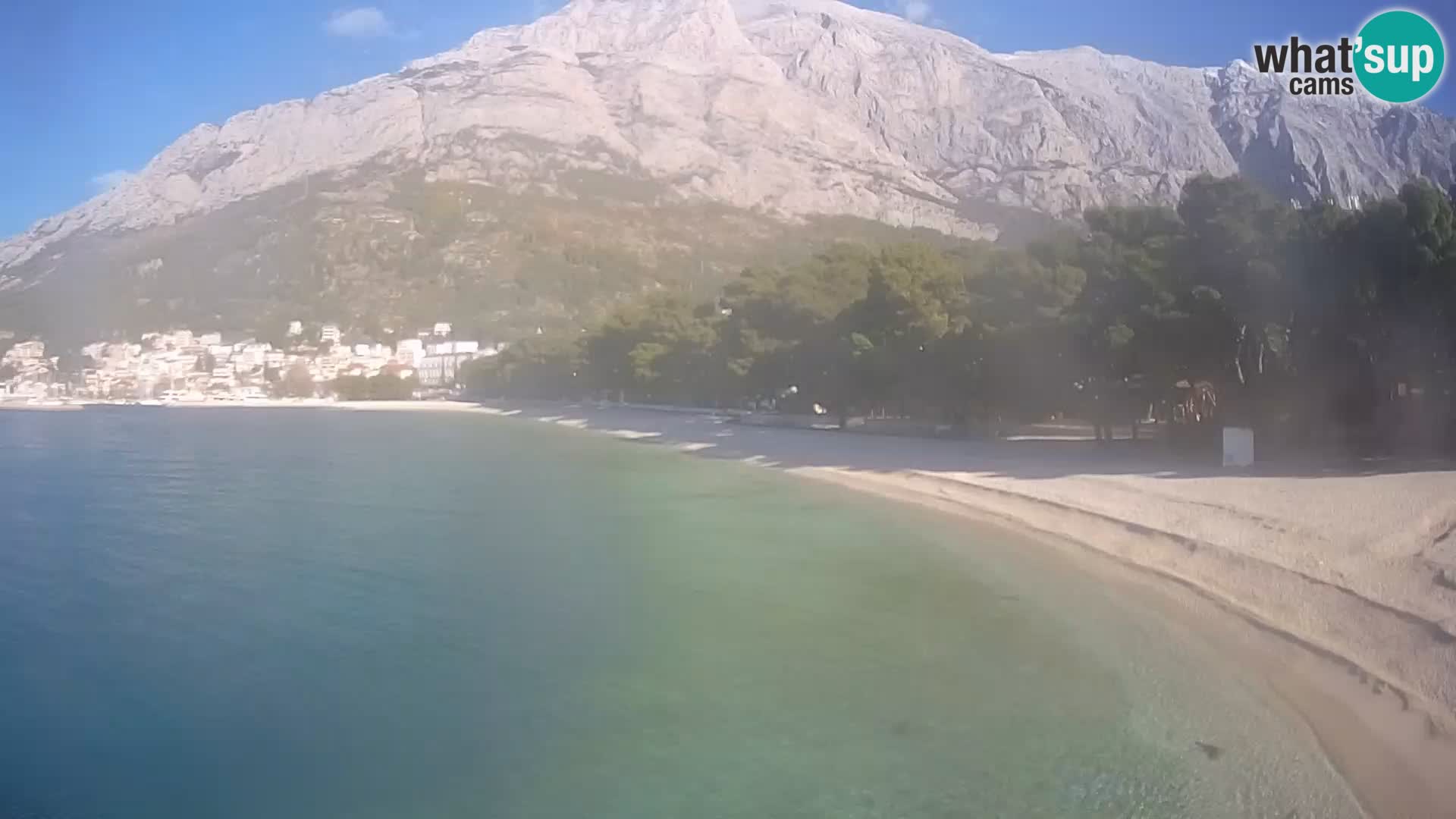 Webcam Baška Voda – Borik, plage Nikolina