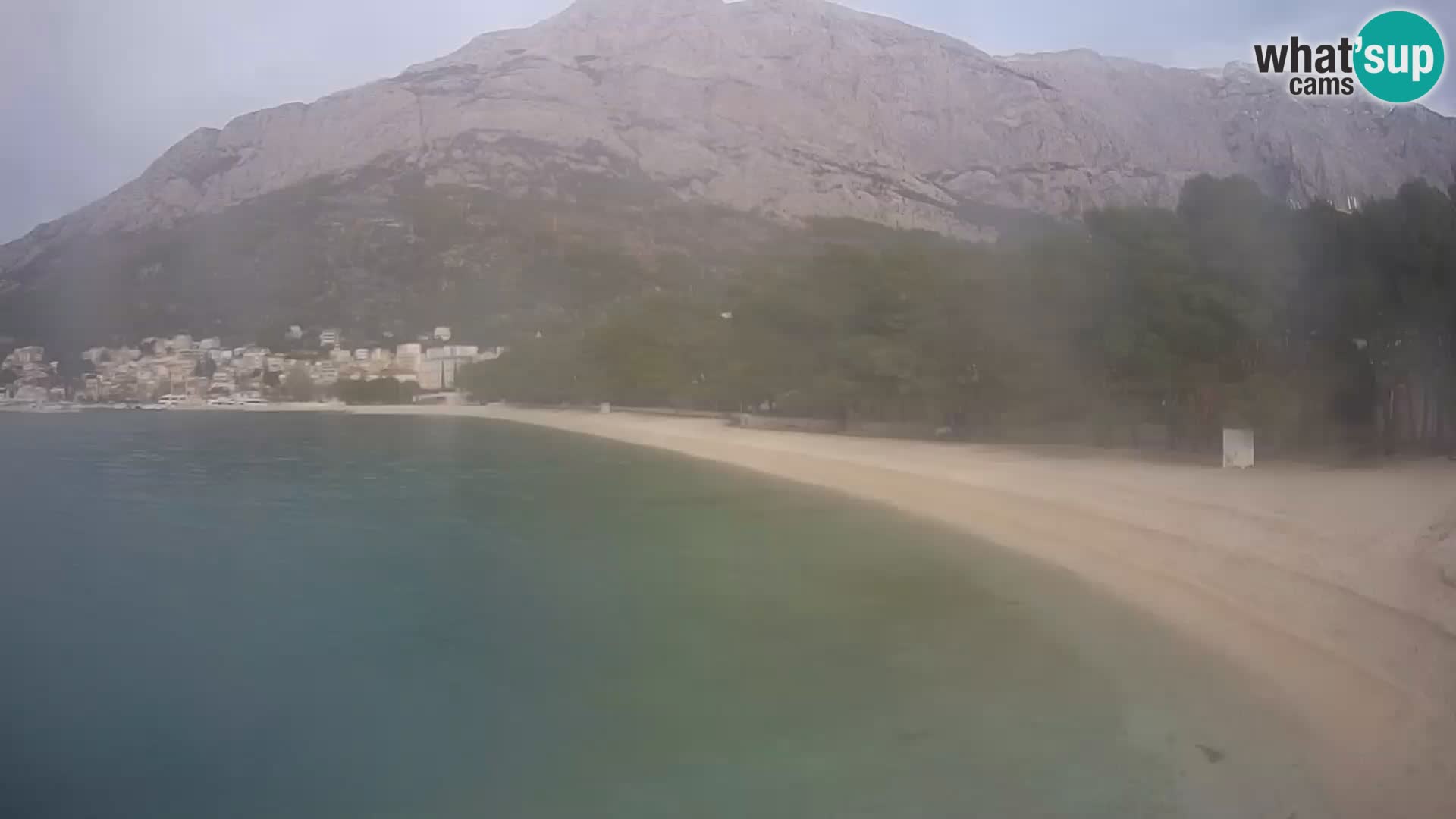 Webcam Baška Voda – Borik, plage Nikolina