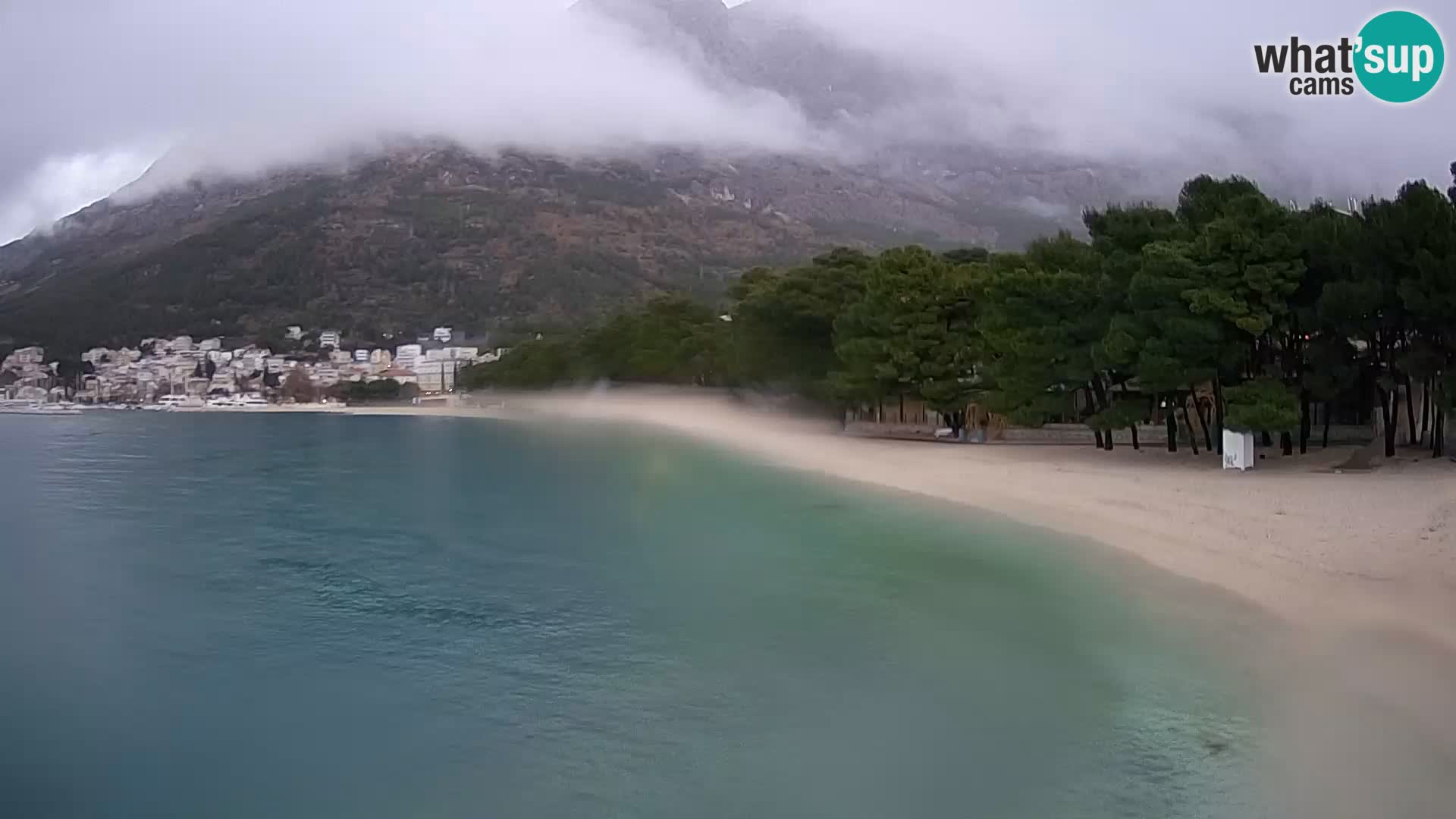 Webcam Live –  Baška Voda – Borik, Nikolina beach