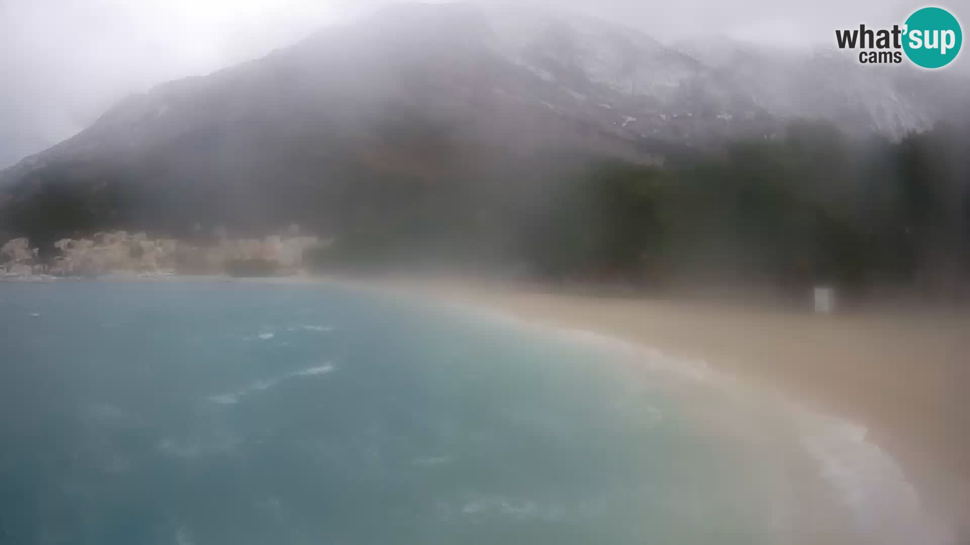 Webcam Baška Voda – Borik, plage Nikolina