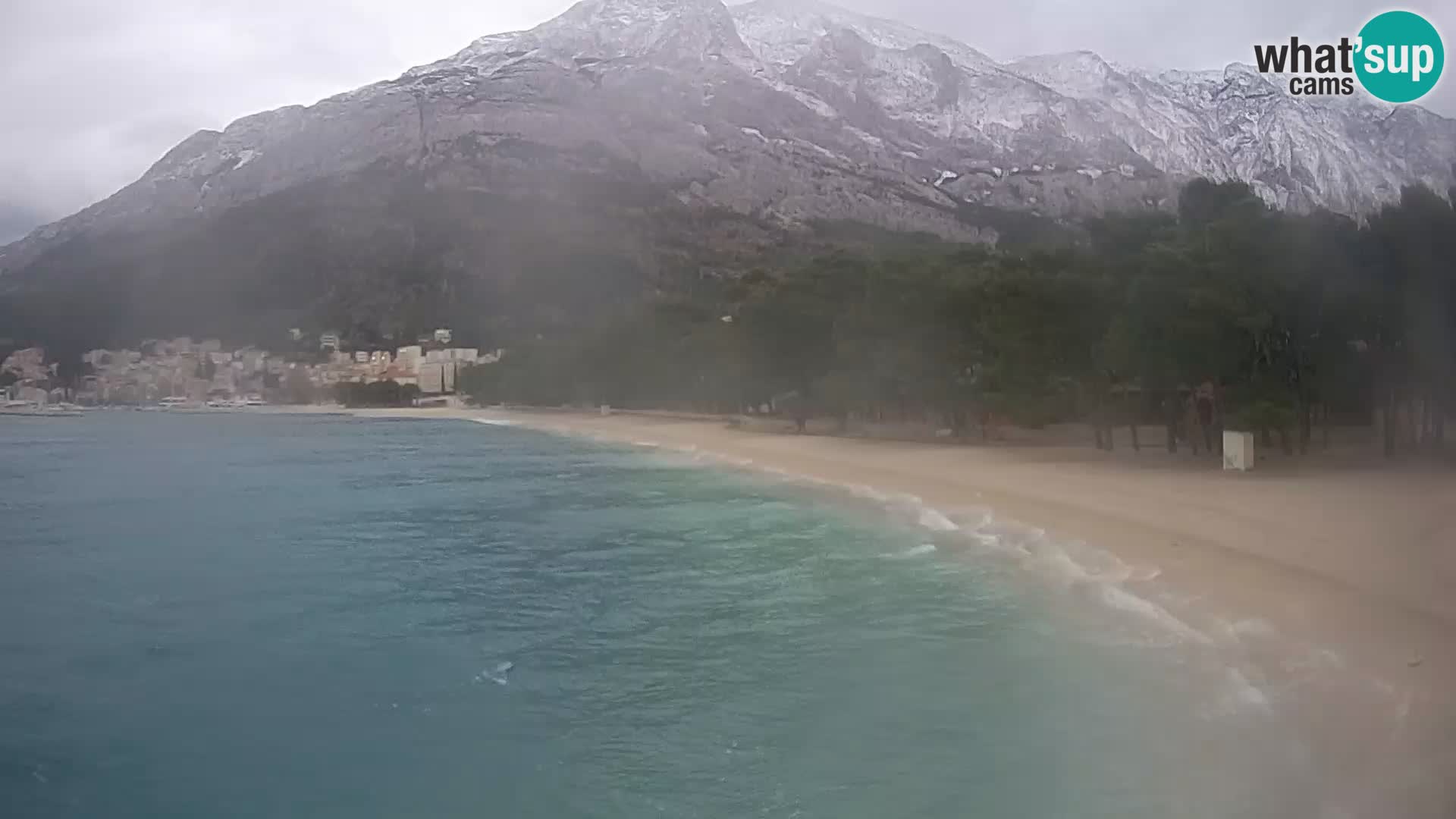 Webcam Live –  Baška Voda – Borik, Nikolina beach