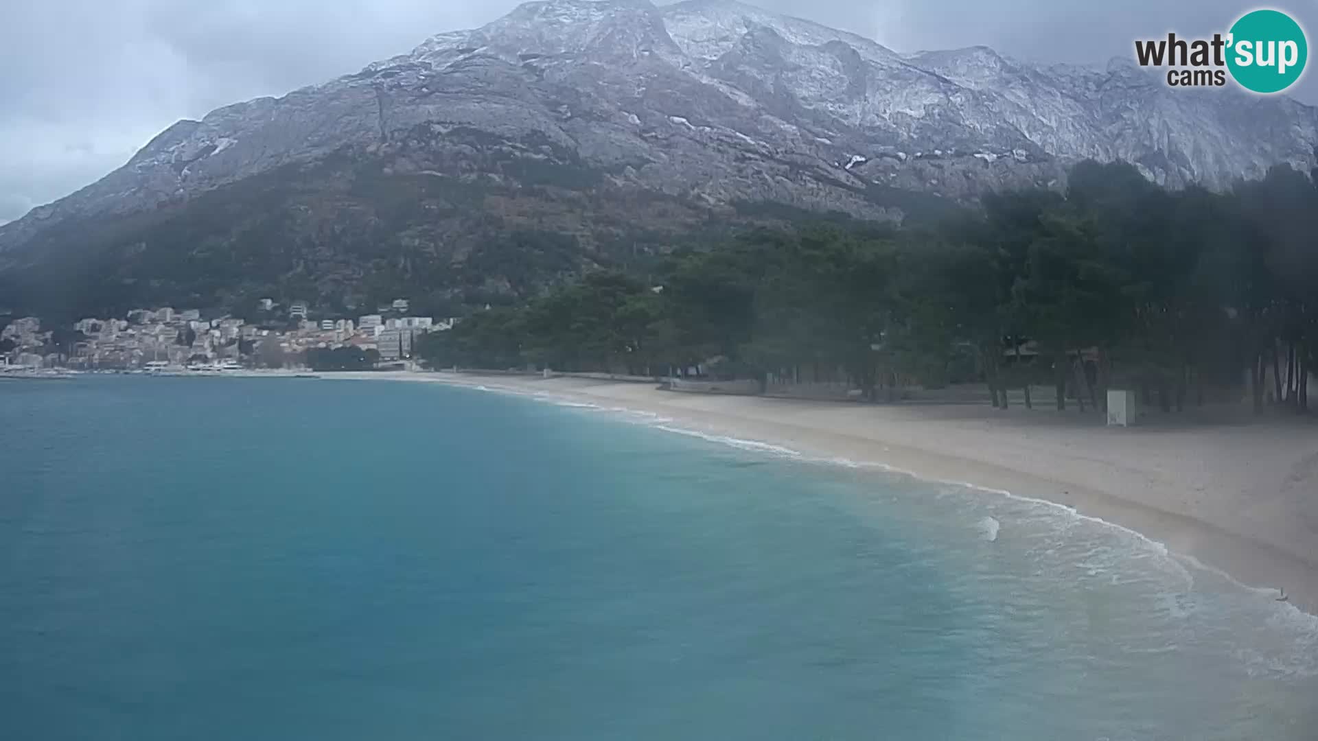 Webcam Live –  Baška Voda – Borik, Nikolina beach