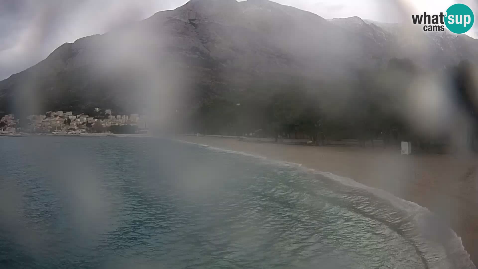 Webcam Baška Voda – Borik, plage Nikolina