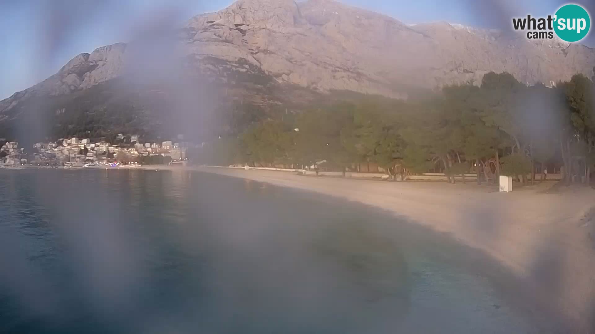 Webcam Basca Voda –  Borik, playa Nikolina