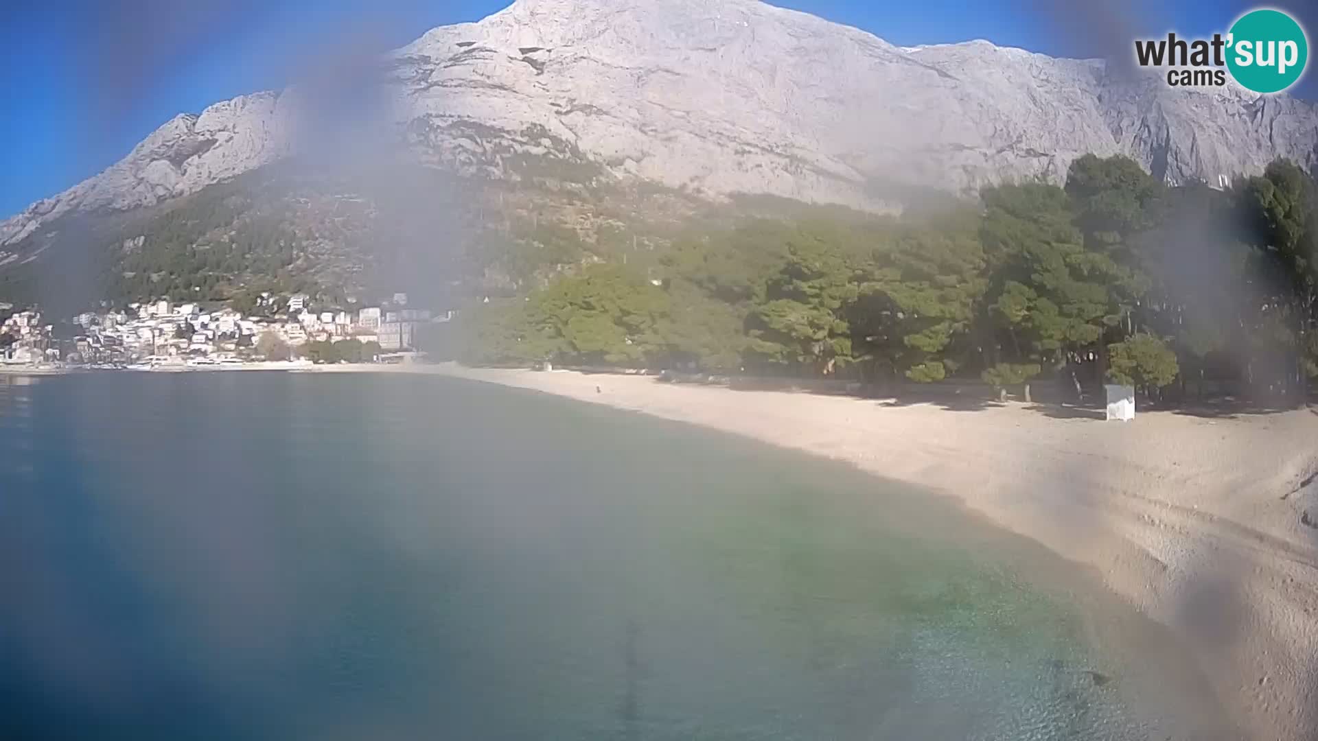 Webcam Baška Voda – Borik, plage Nikolina