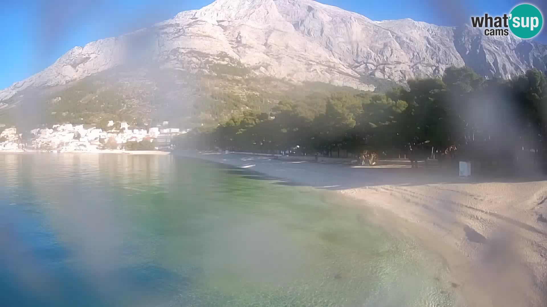 Webcam Baška Voda – Borik, plage Nikolina