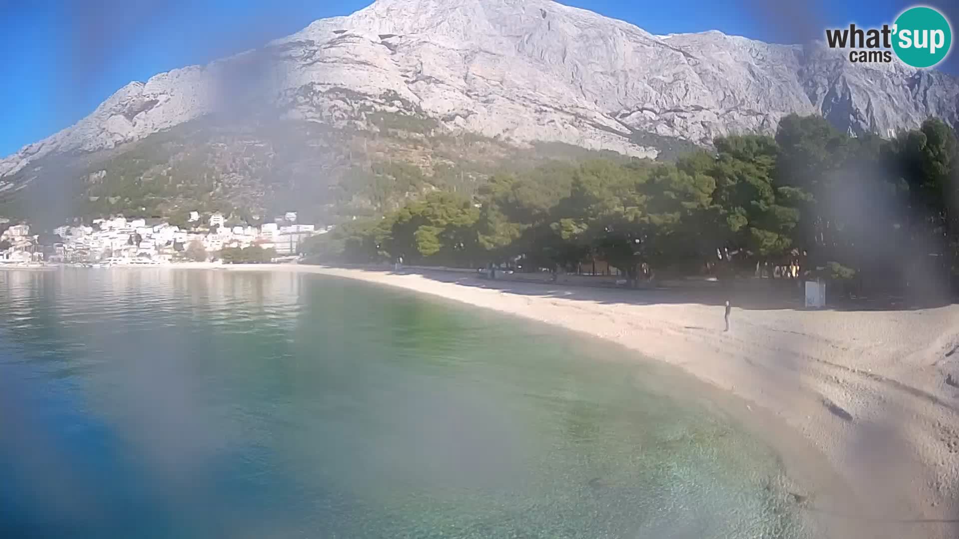 Webcam Basca Voda –  Borik, playa Nikolina