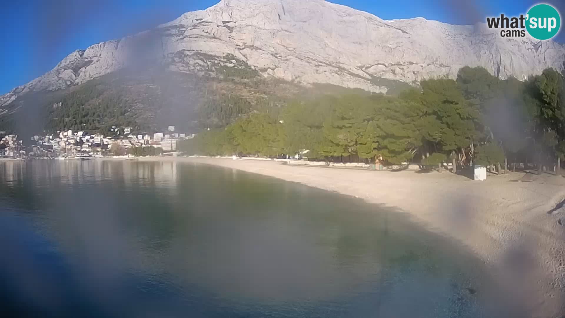 Webcam Baška Voda – Borik, plage Nikolina