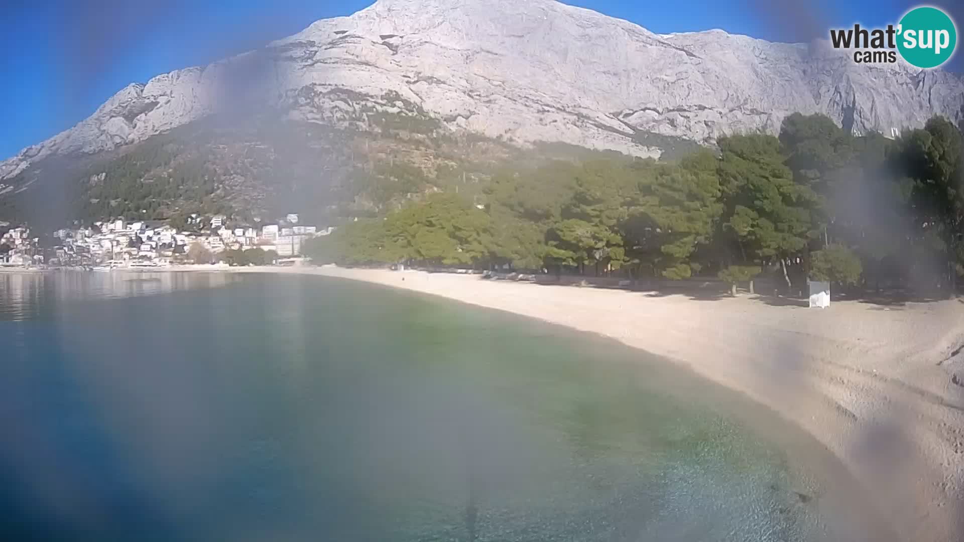 Webcam Baška Voda – Borik, plage Nikolina