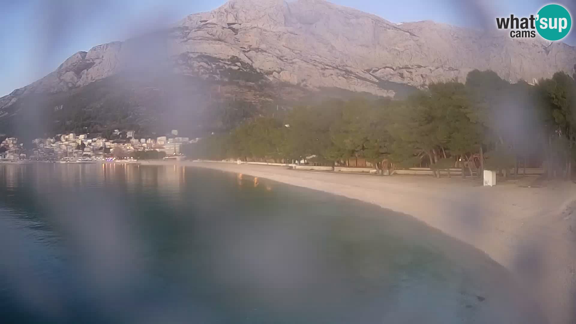 Webcam Live – Baška Voda – Borik, spiaggia Nikolina