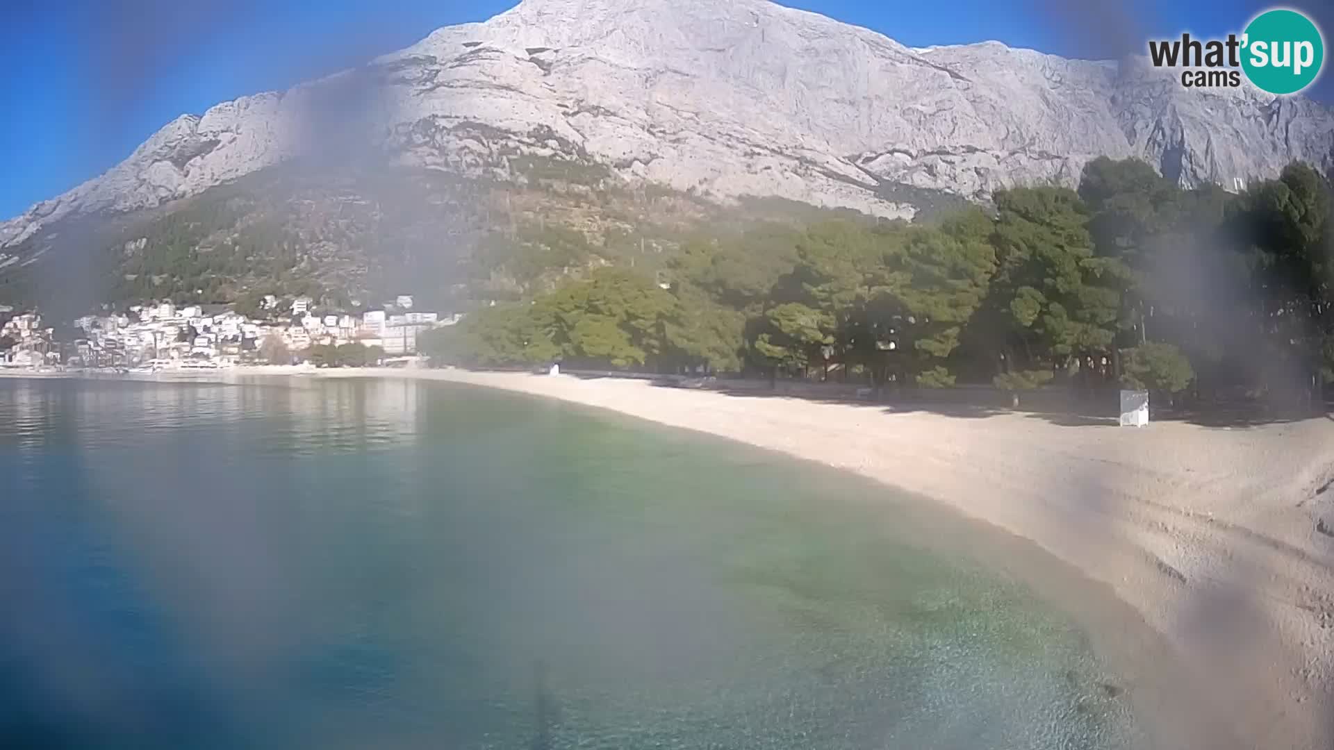 Webcam Basca Voda –  Borik, playa Nikolina