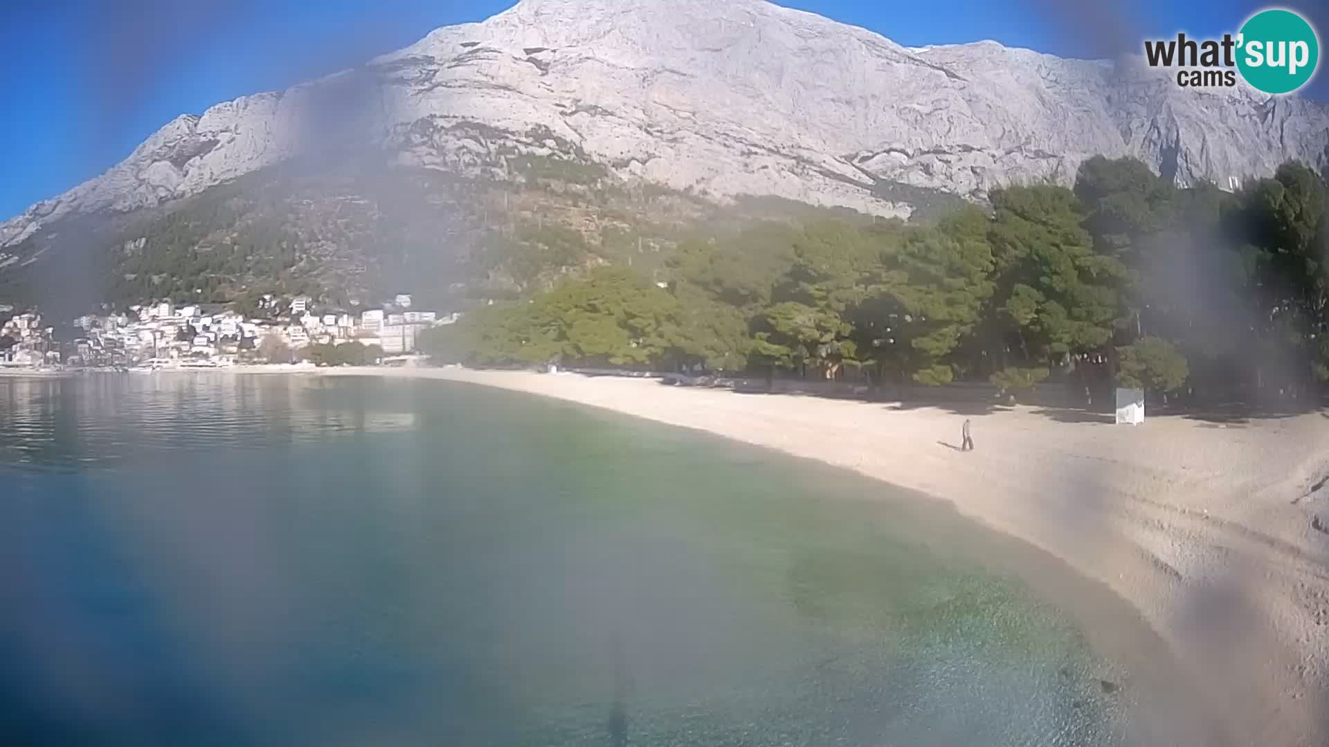 Webcam Basca Voda –  Borik, playa Nikolina