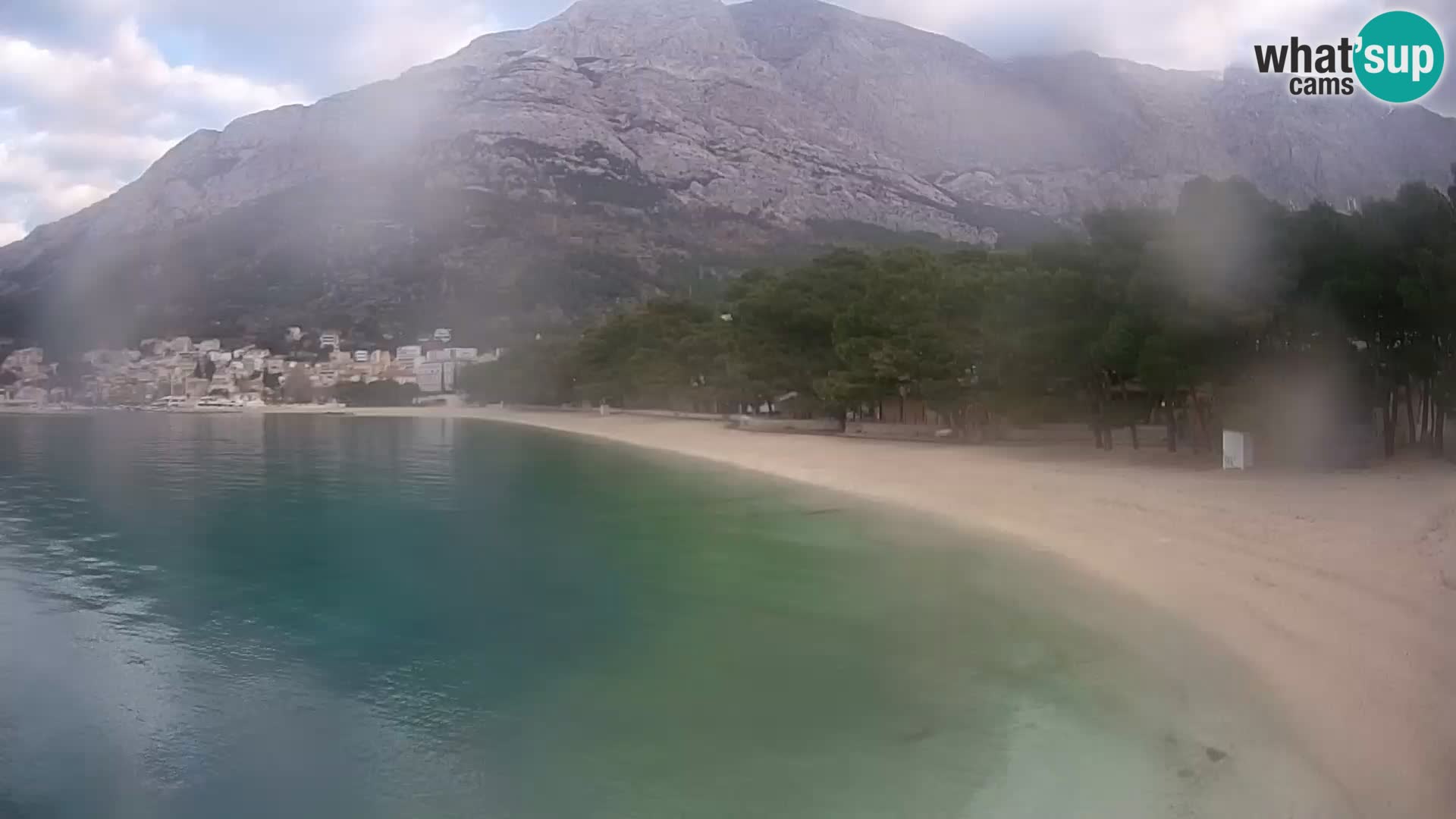 Webcam Basca Voda –  Borik, playa Nikolina