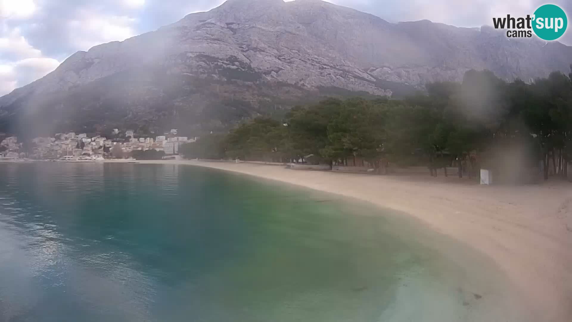 Webcam Baška Voda – Borik, plage Nikolina