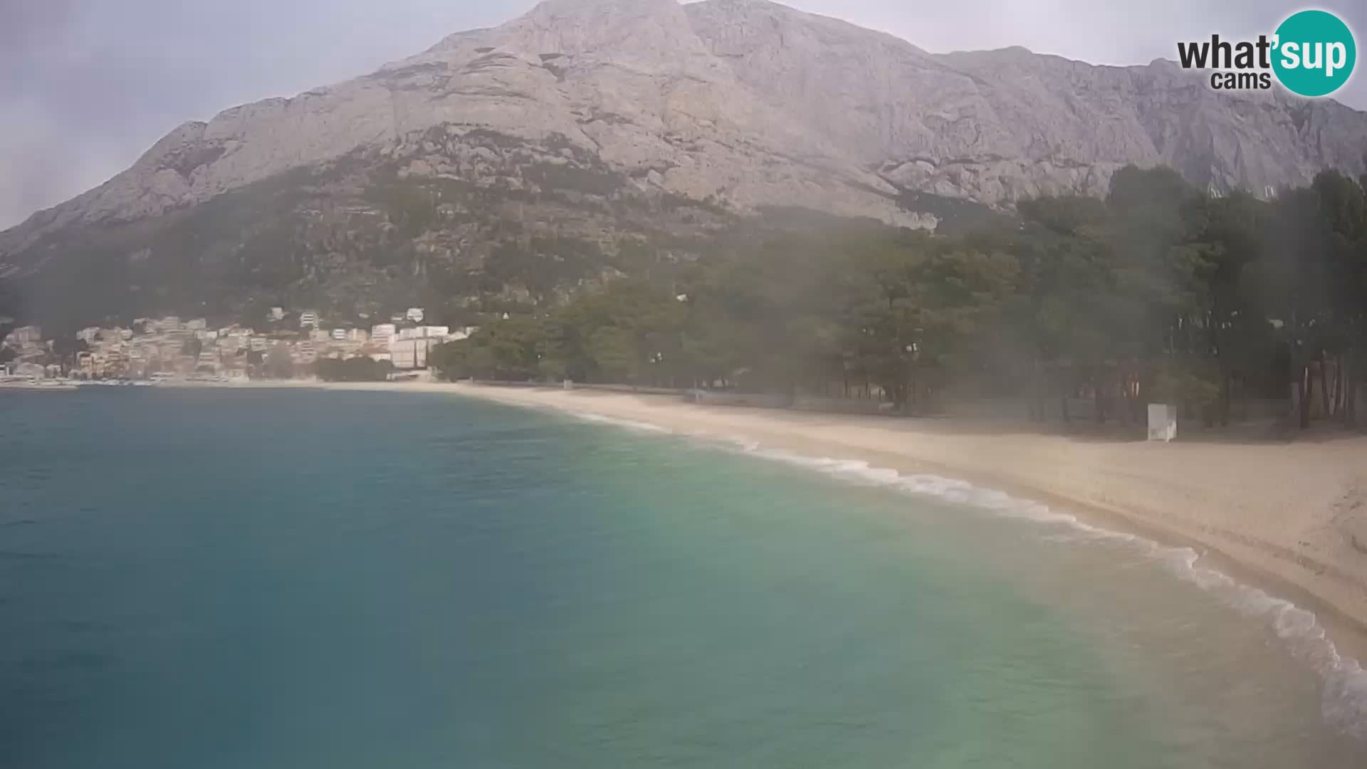 Webcam Live –  Baška Voda – Borik, Nikolina beach