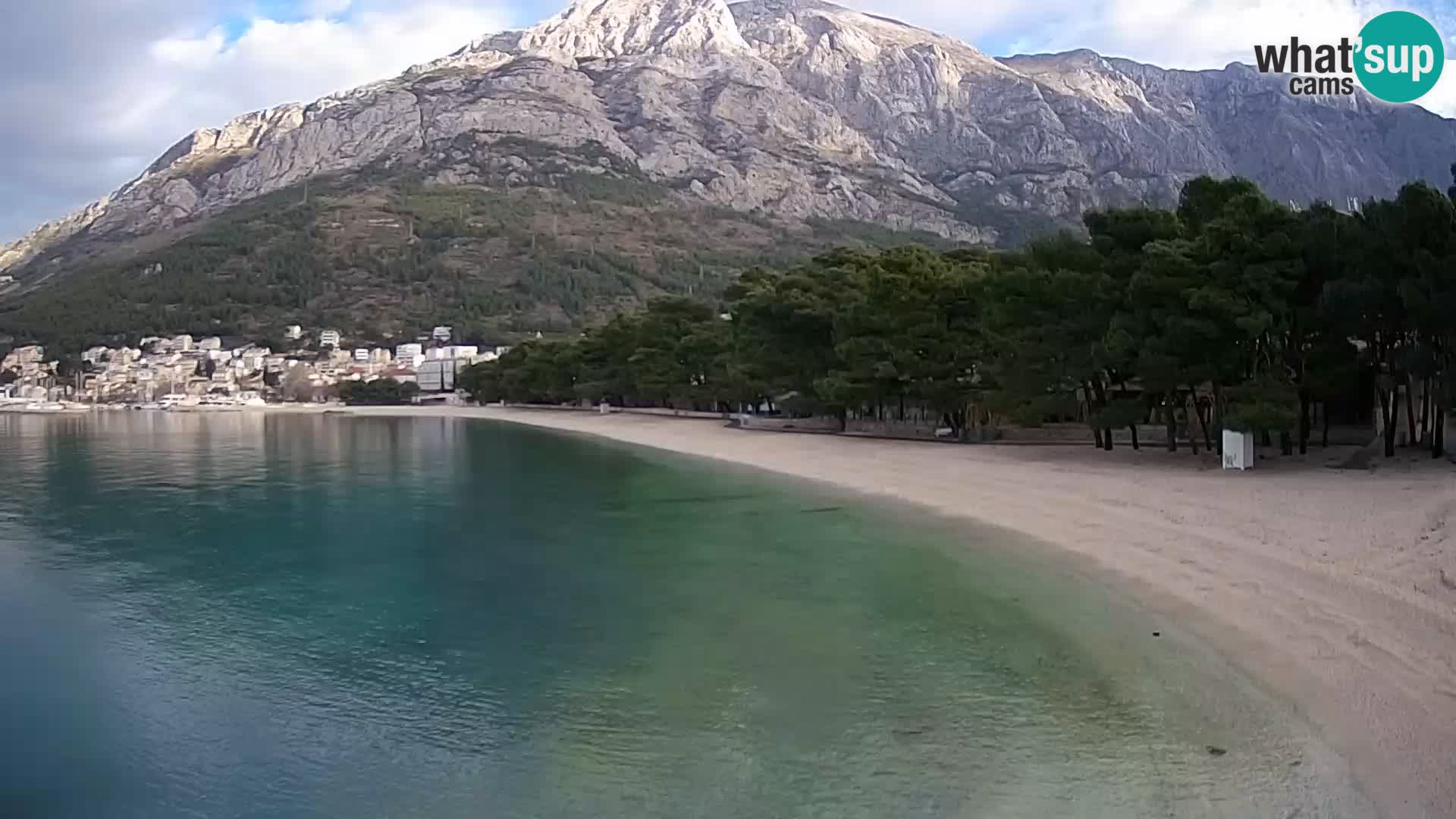 Webcam Basca Voda –  Borik, playa Nikolina