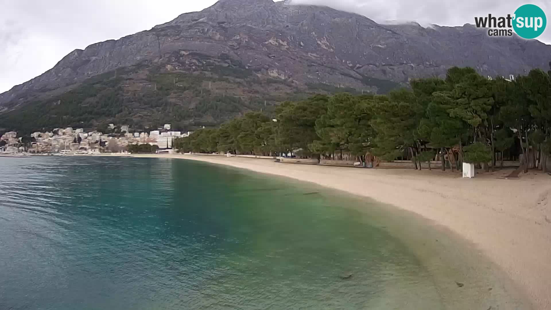 Webcam Baška Voda – Borik, Nikolina Strand