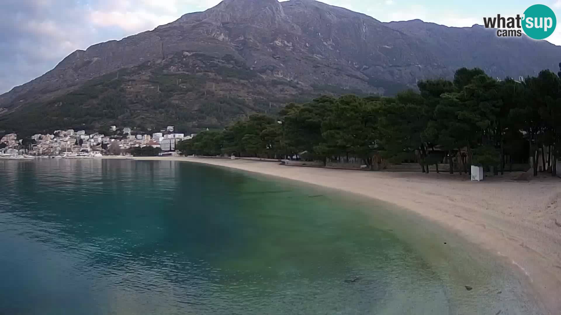 Webcam Live –  Baška Voda – Borik, Nikolina beach