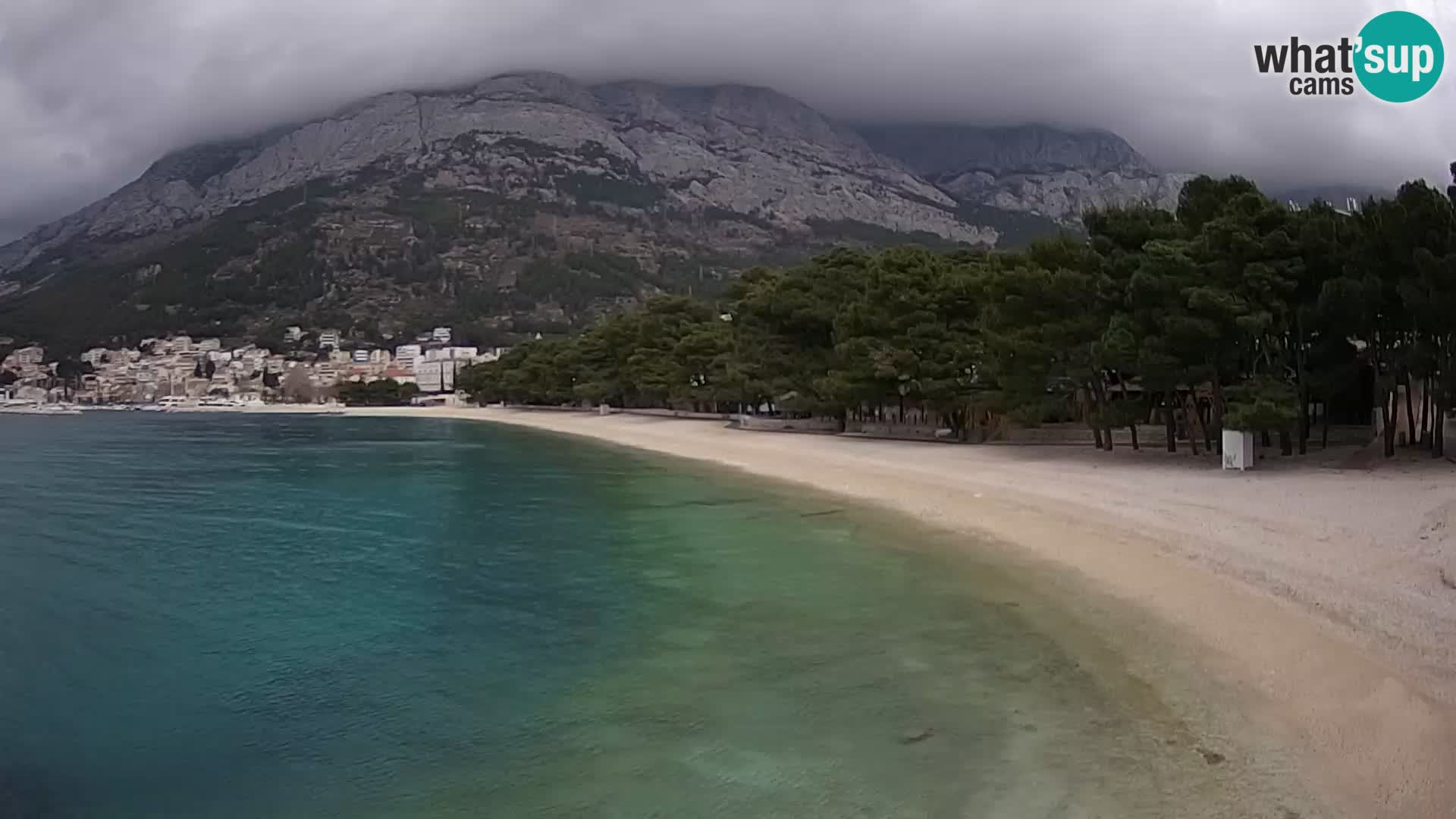 Webcam Baška Voda – Borik, Nikolina Strand