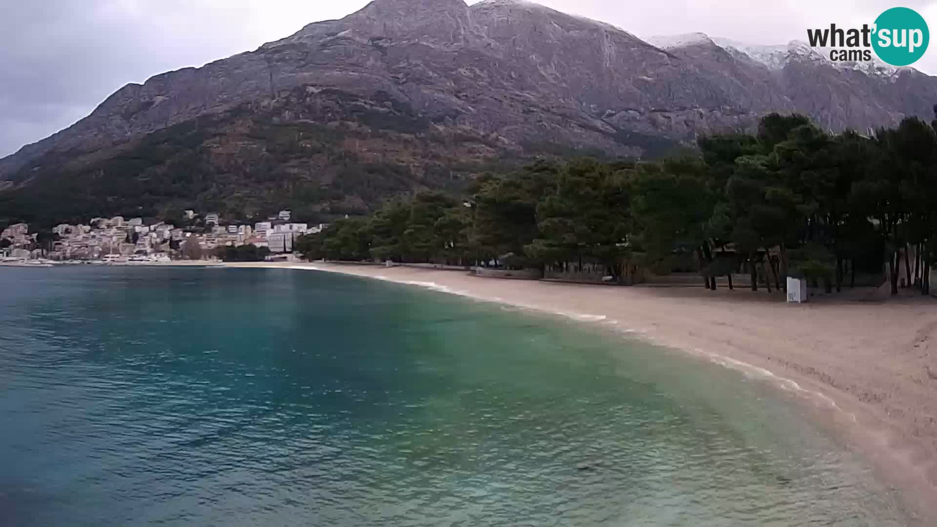 Webcam Basca Voda –  Borik, playa Nikolina