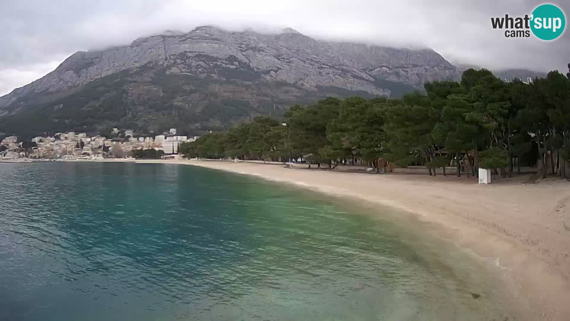 Webcam Live –  Baška Voda – Borik, Nikolina beach