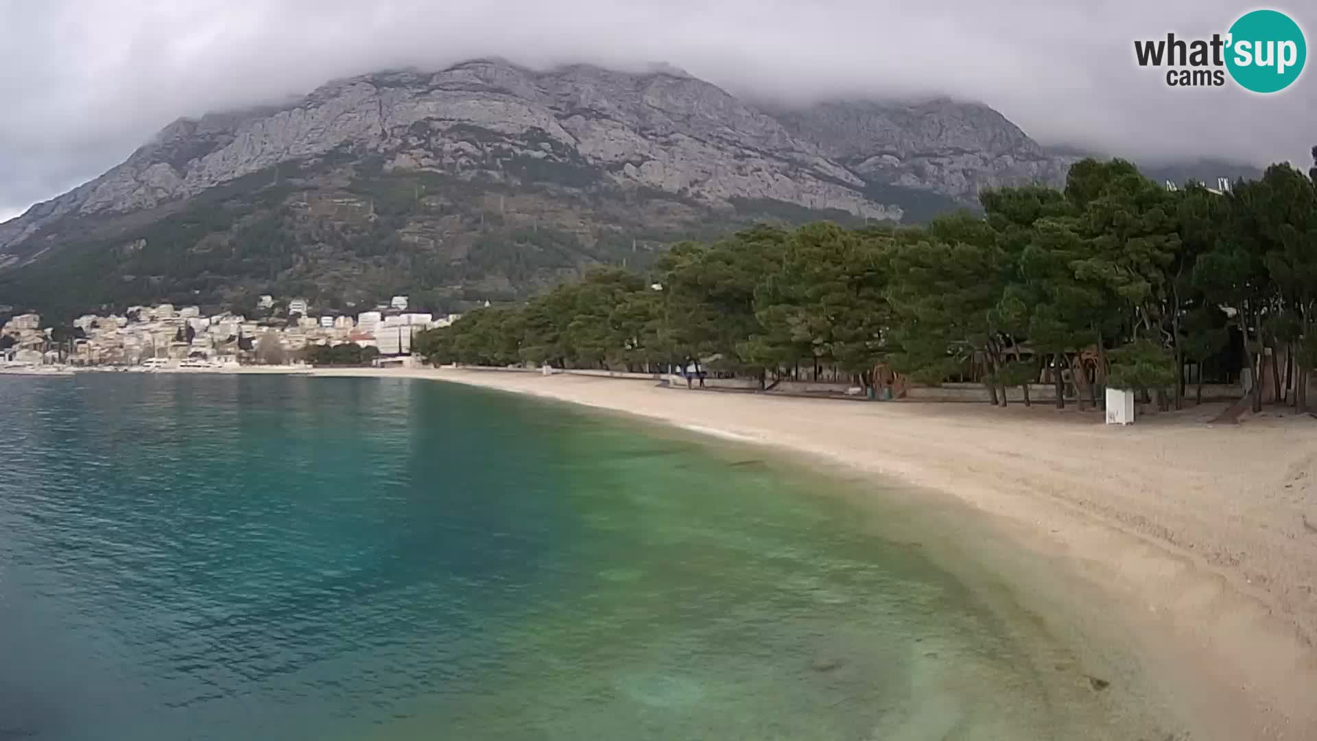 Webcam Live –  Baška Voda – Borik, Nikolina beach