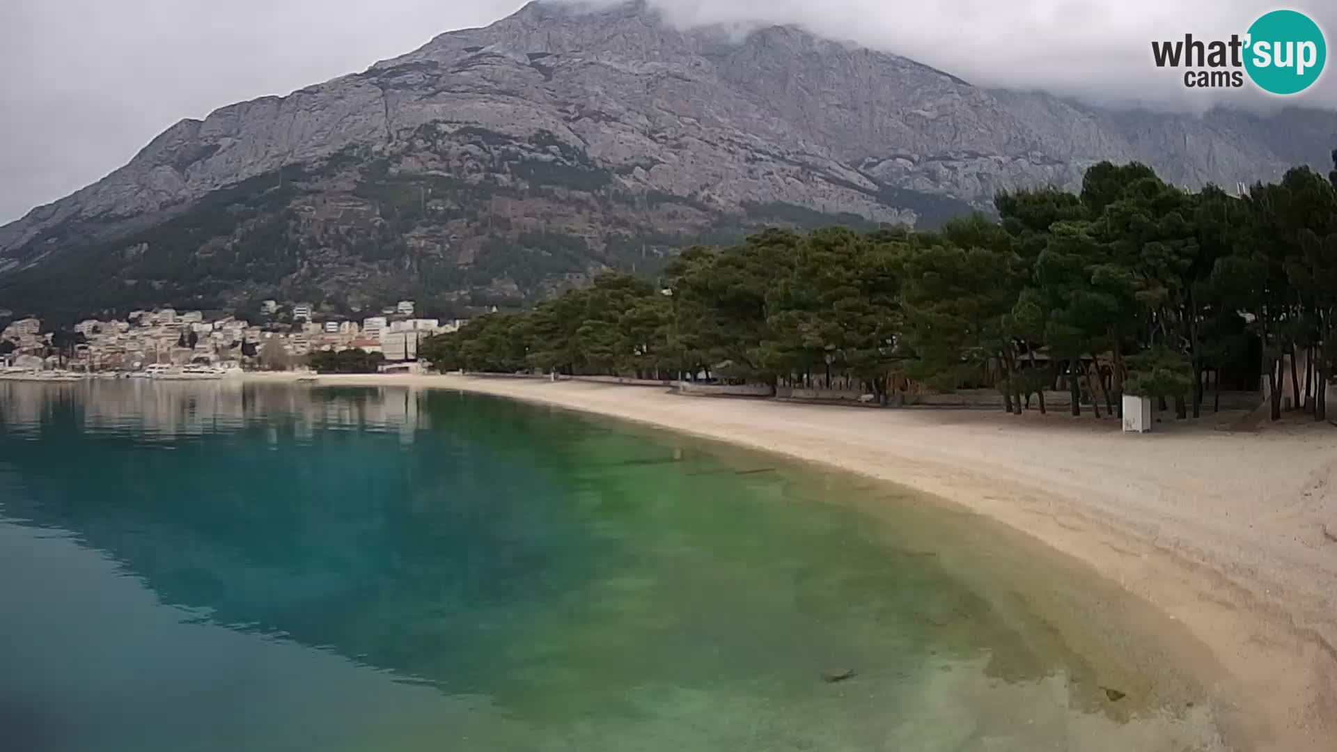 Webcam Baška Voda – Borik, Nikolina Strand