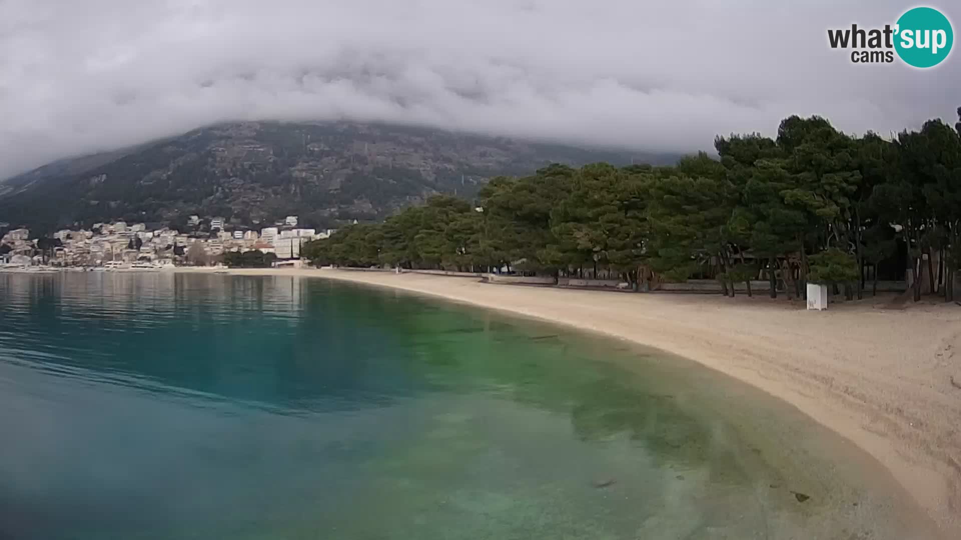 Webcam Baška Voda – Borik, Nikolina Strand