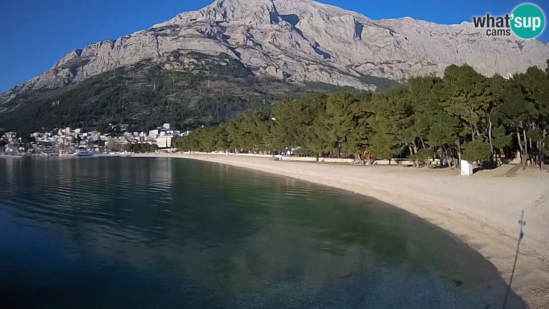 Webcam Baška Voda – Borik, Nikolina Strand