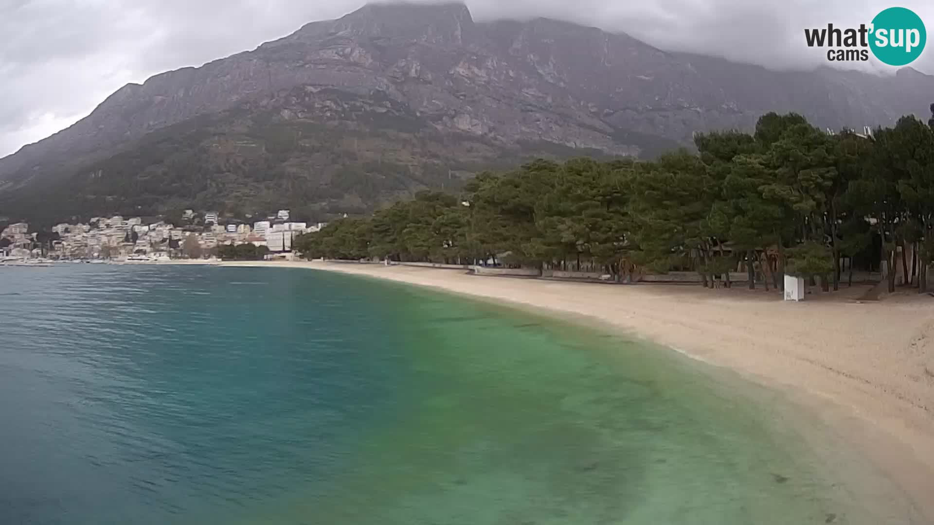 Webcam Live –  Baška Voda – Borik, Nikolina beach