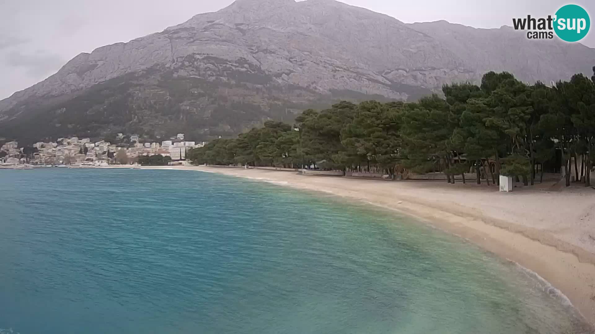 Webcam Live –  Baška Voda – Borik, Nikolina beach