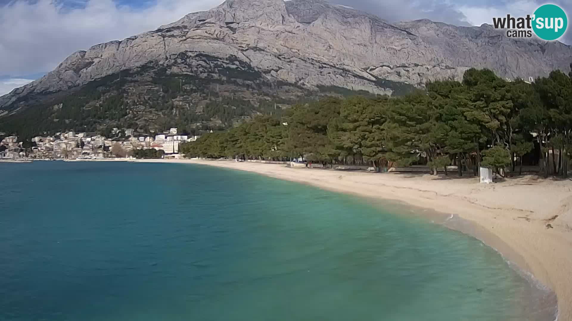 Webcam Live –  Baška Voda – Borik, Nikolina beach