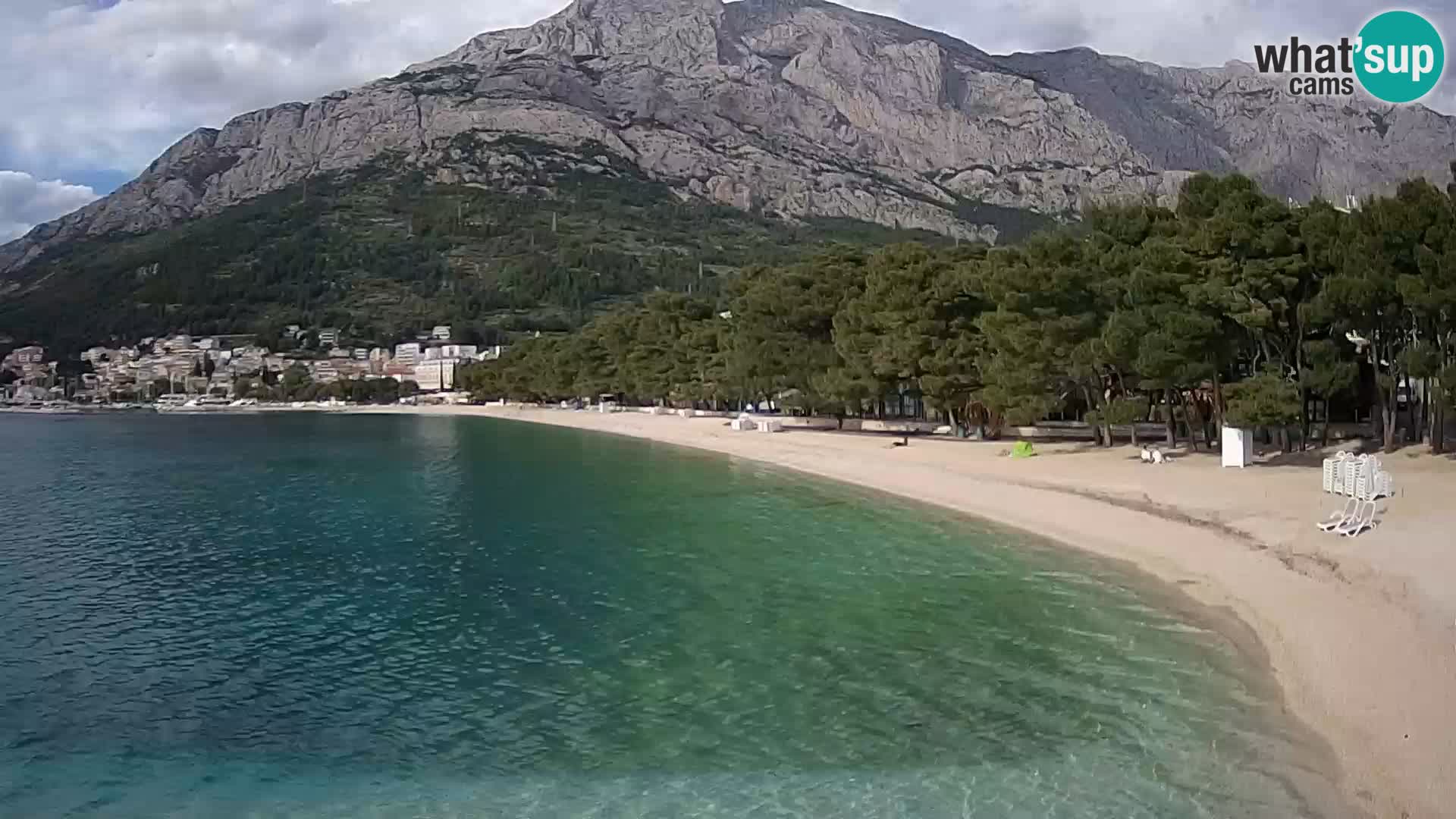 Webcam Live –  Baška Voda – Borik, Nikolina beach