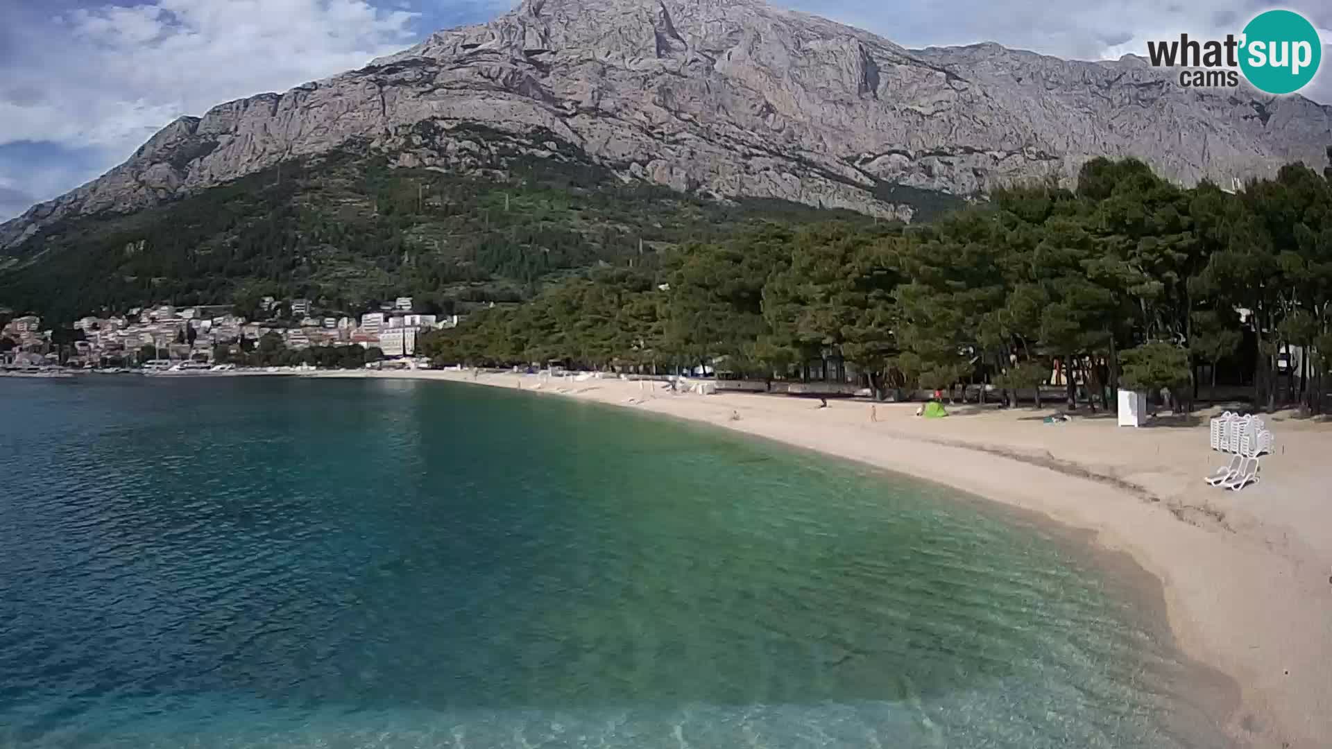 Webcam Live –  Baška Voda – Borik, Nikolina beach