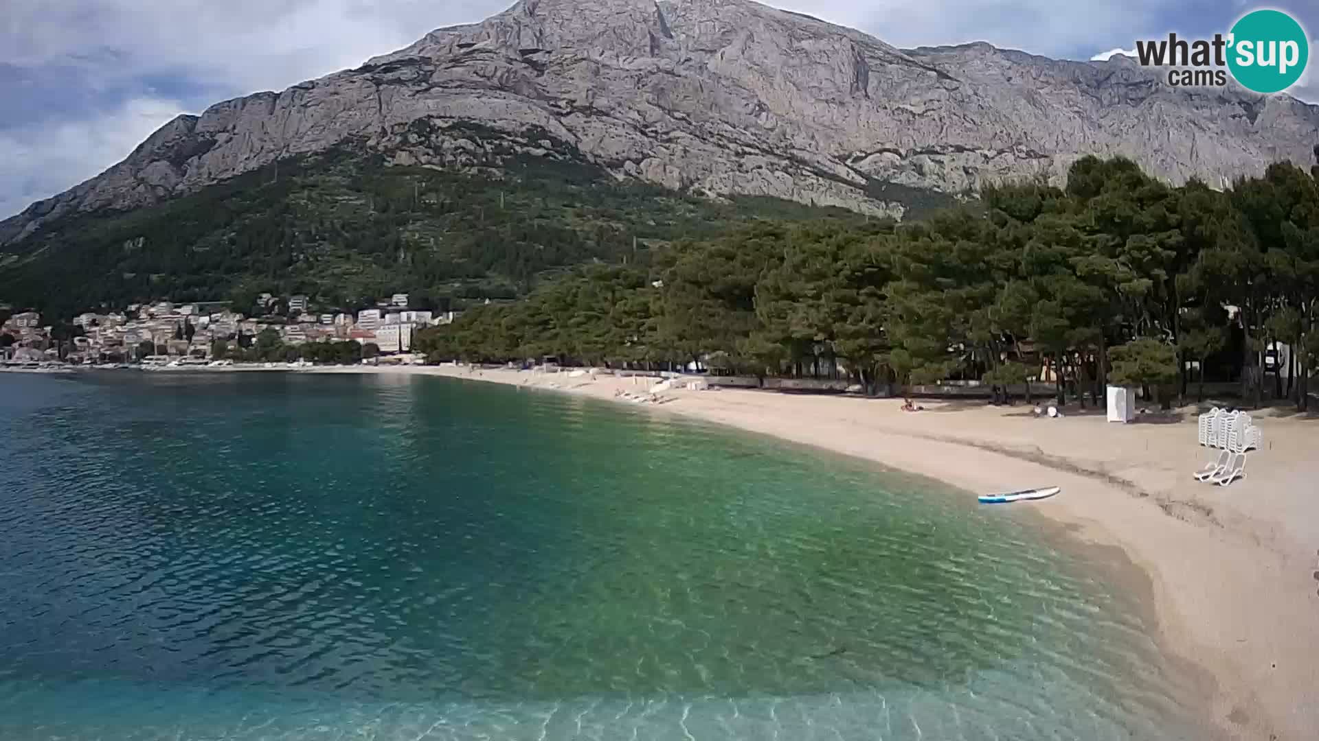 Webcam Live –  Baška Voda – Borik, Nikolina beach