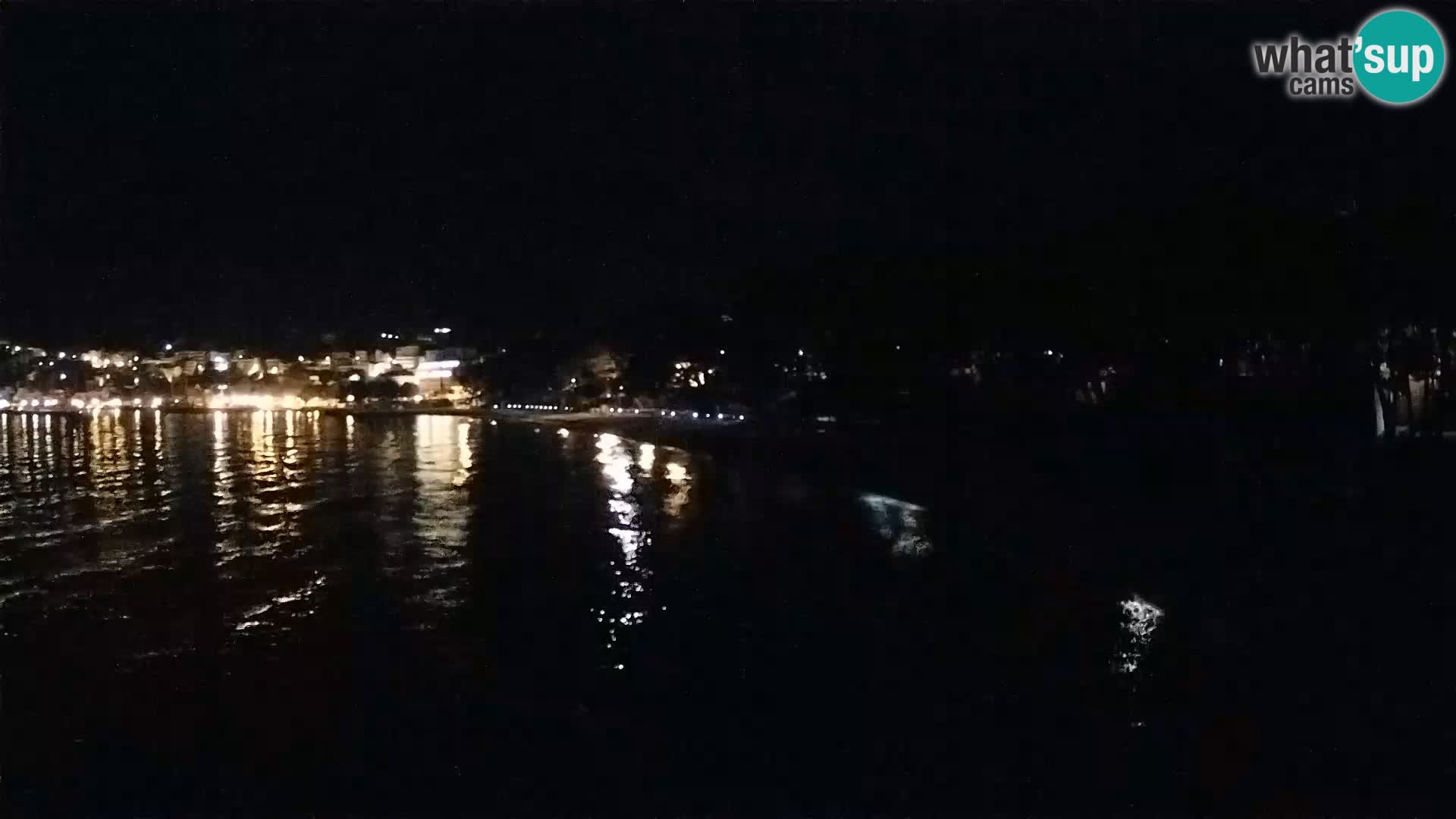 Webcam Live – Baška Voda – Borik, spiaggia Nikolina