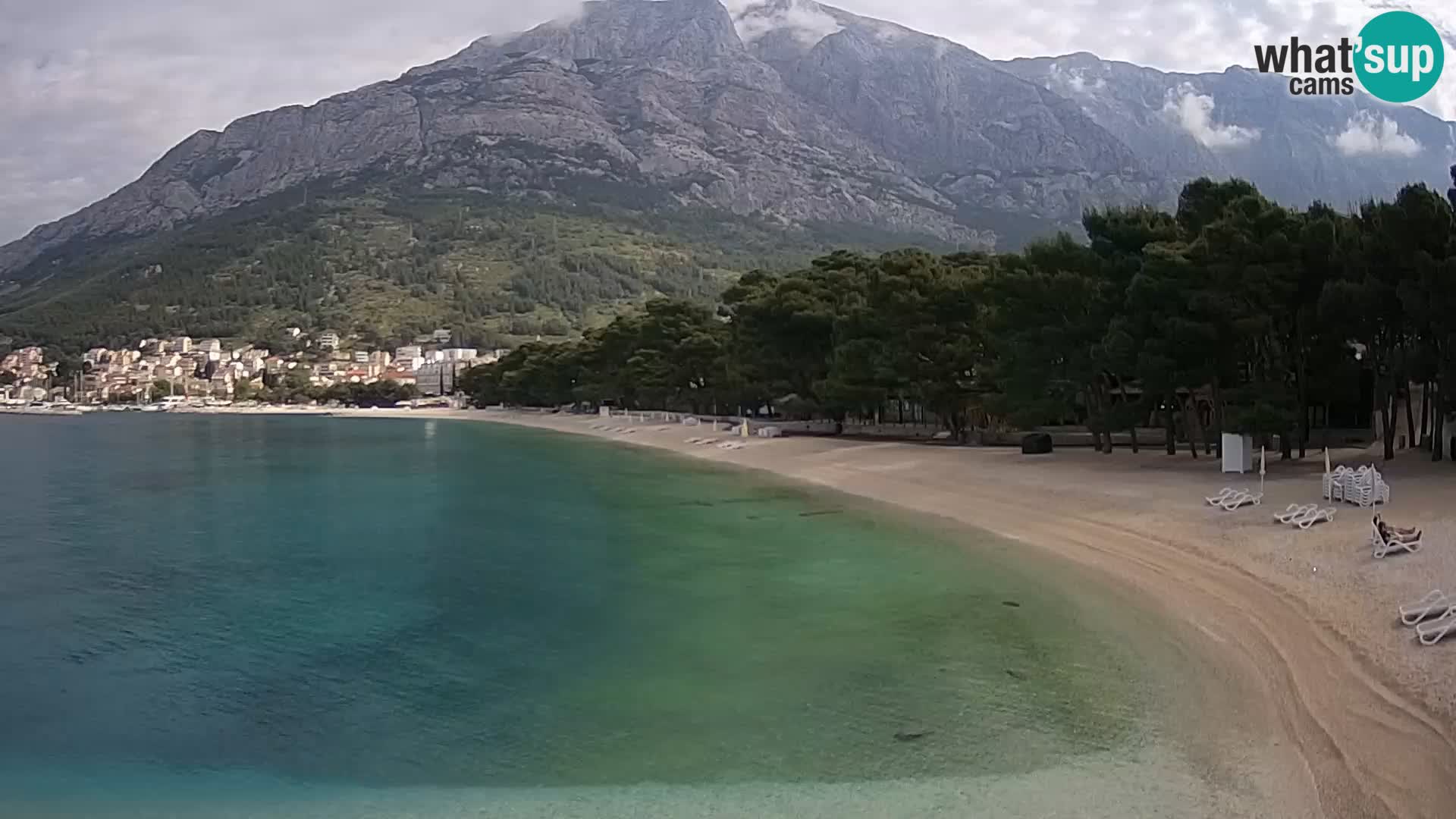 Webcam Live –  Baška Voda – Borik, Nikolina beach