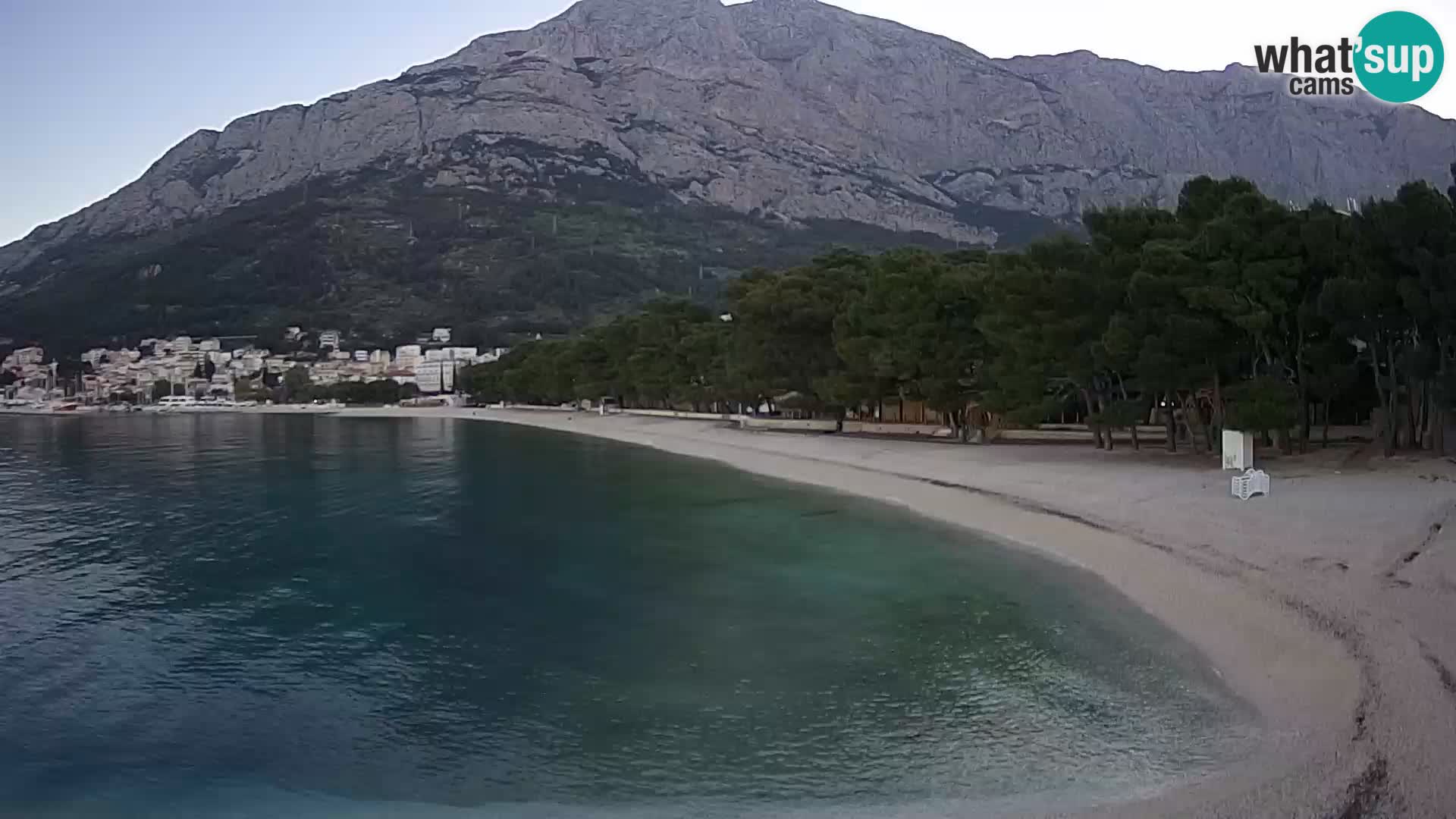 Webcam Live –  Baška Voda – Borik, Nikolina beach