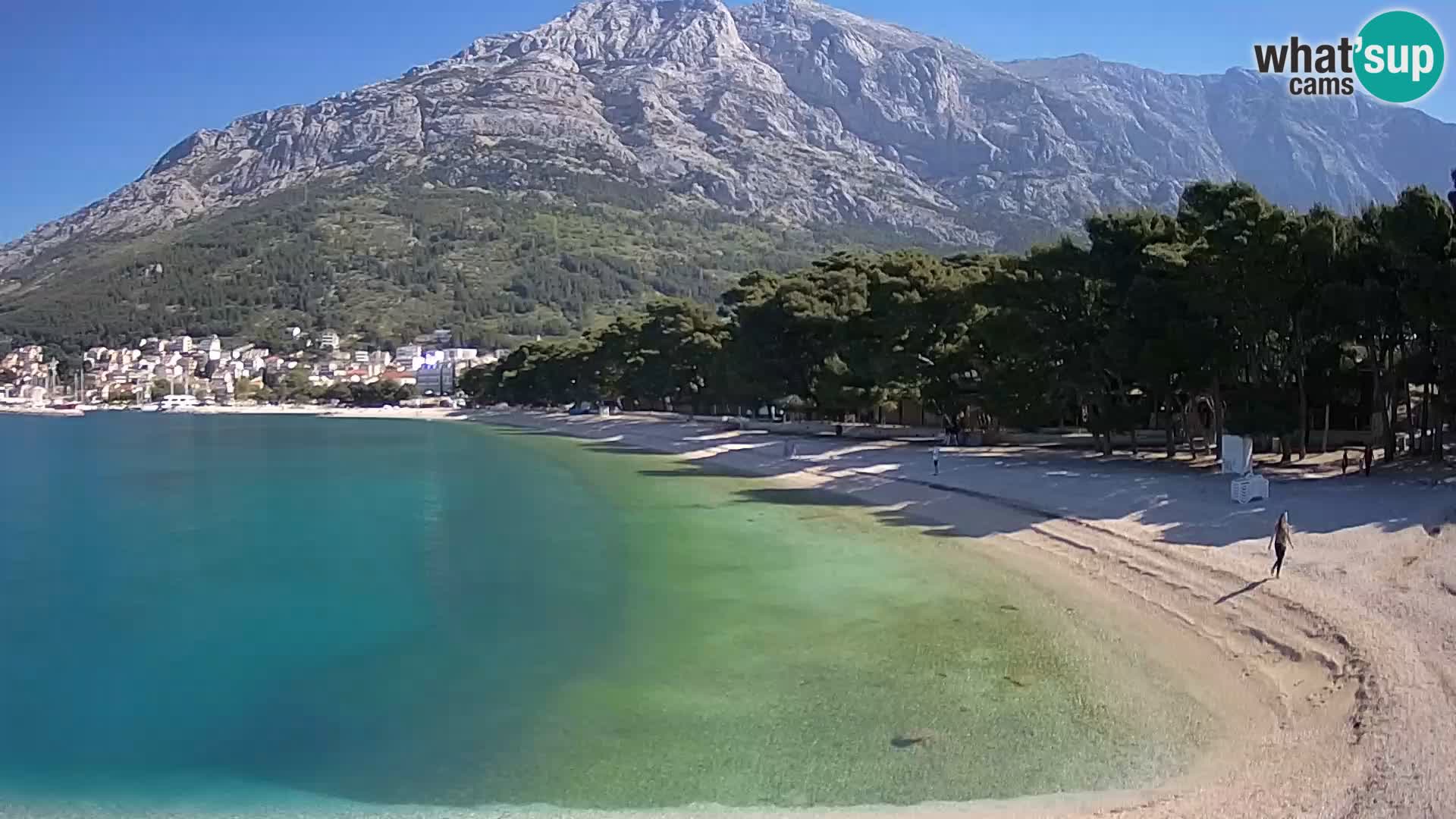 Webcam Live –  Baška Voda – Borik, Nikolina beach
