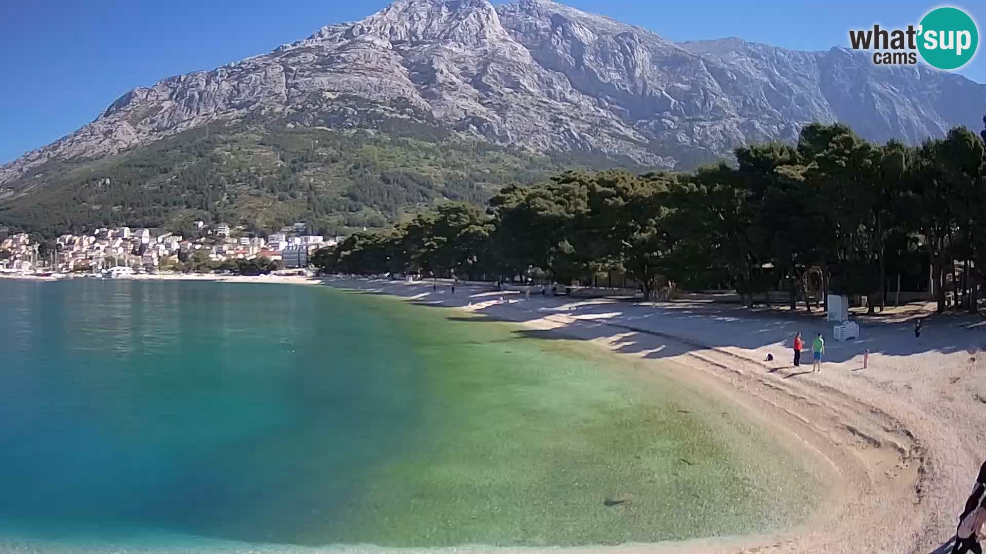 Webcam Live –  Baška Voda – Borik, Nikolina beach