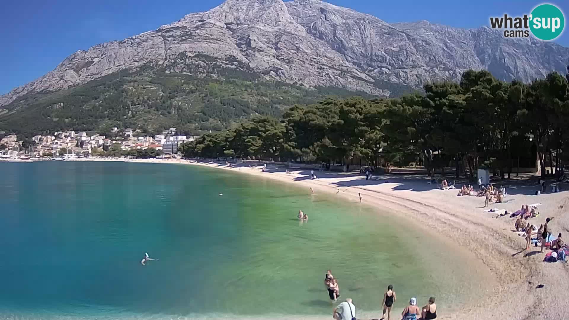 Webcam Live –  Baška Voda – Borik, Nikolina beach