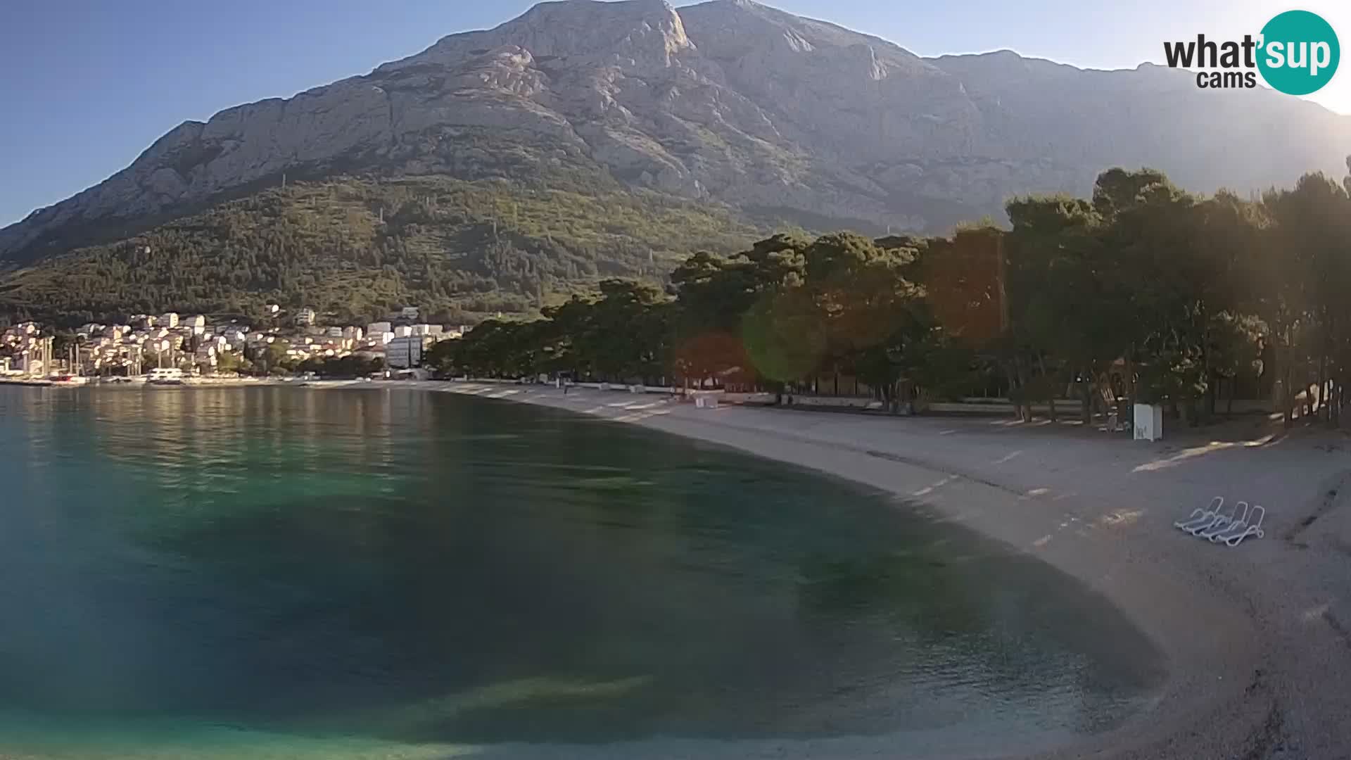 Webcam Baška Voda – Borik, plage Nikolina