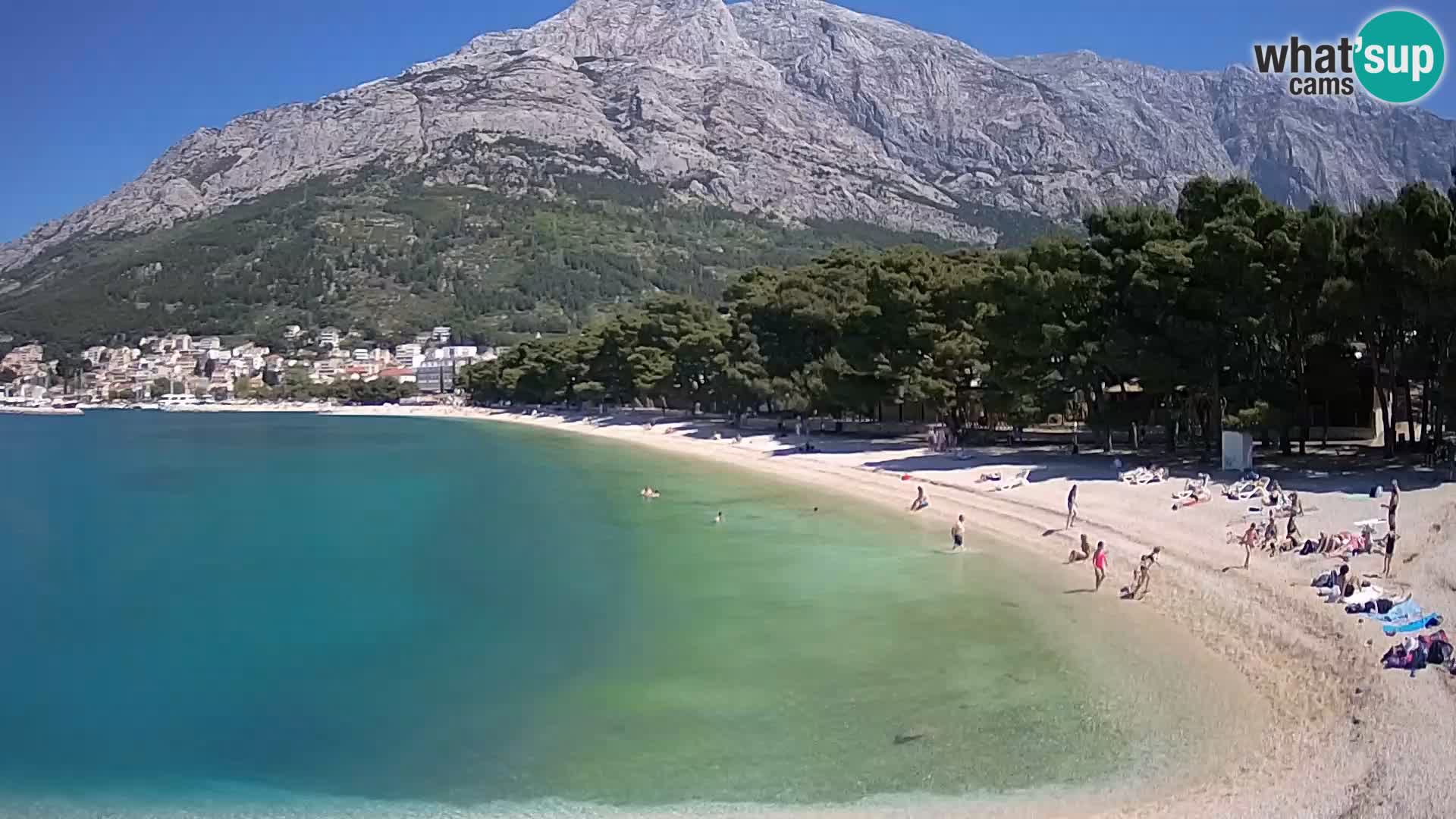 Webcam Live –  Baška Voda – Borik, Nikolina beach