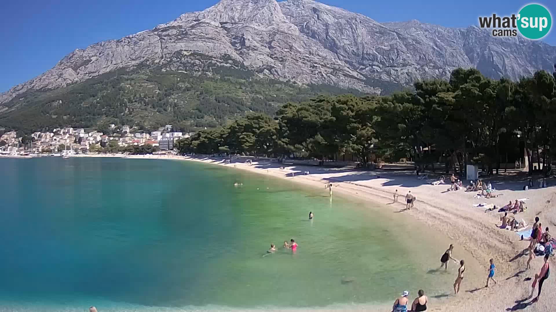 Webcam Live –  Baška Voda – Borik, Nikolina beach