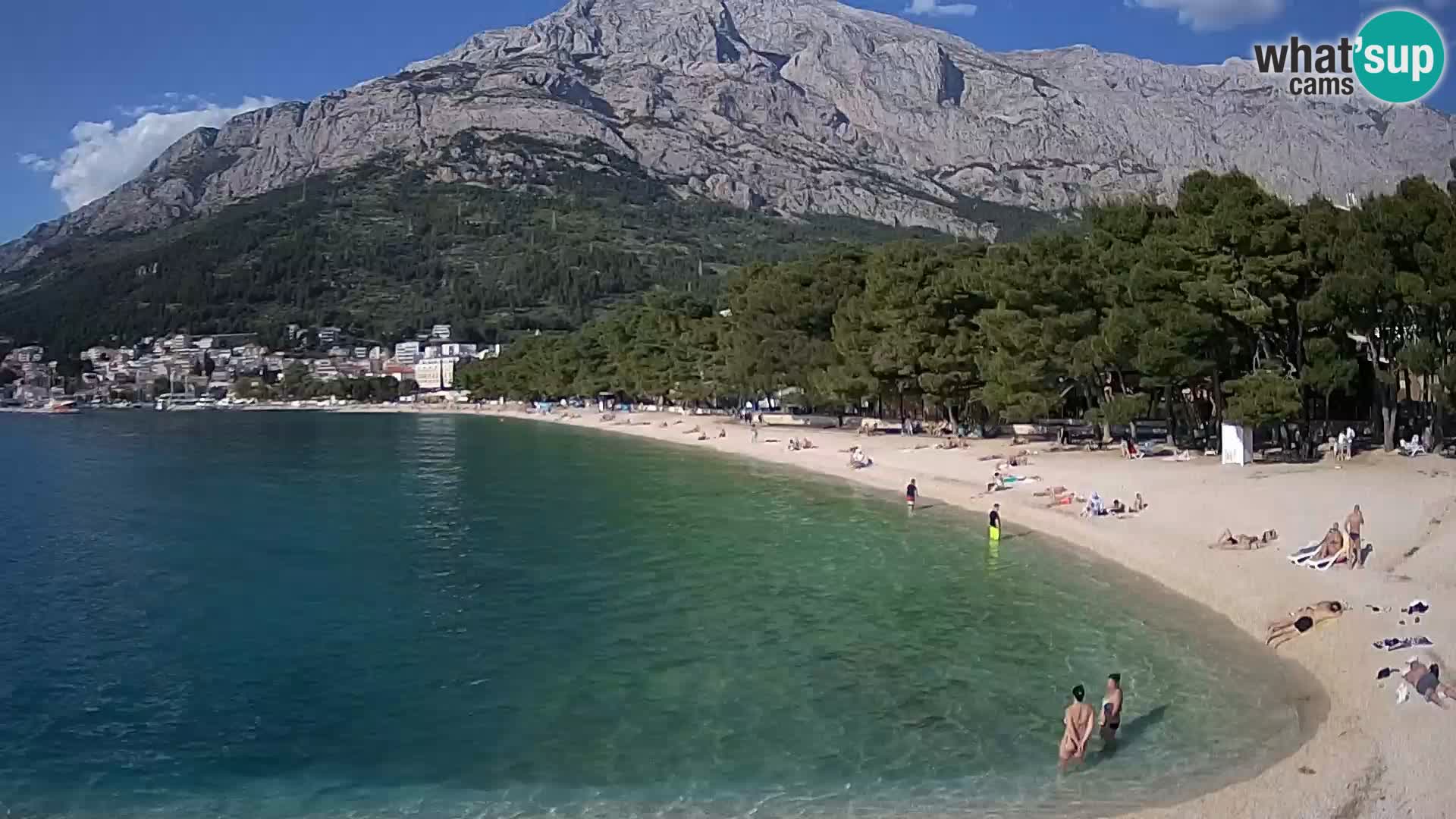 Webcam Basca Voda –  Borik, playa Nikolina