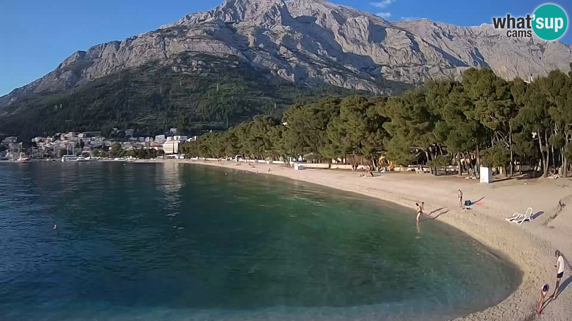 Webcam Live –  Baška Voda – Borik, Nikolina beach