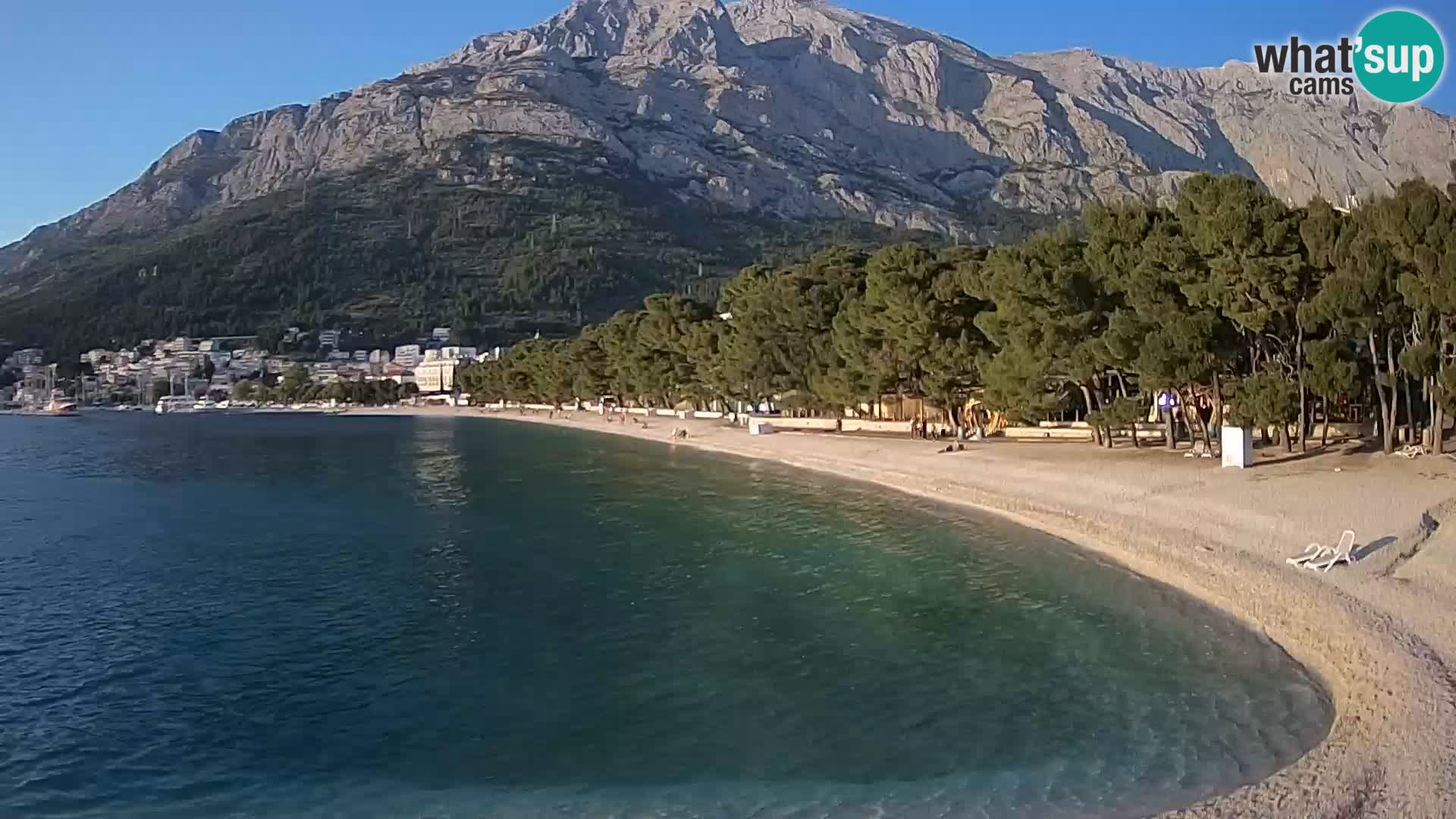 Webcam Baška Voda – Borik, Nikolina Strand