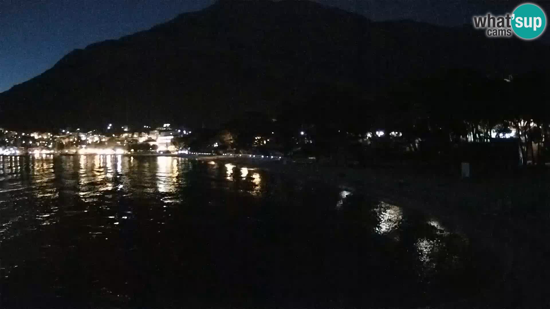 Webcam Live – Baška Voda – Borik, spiaggia Nikolina