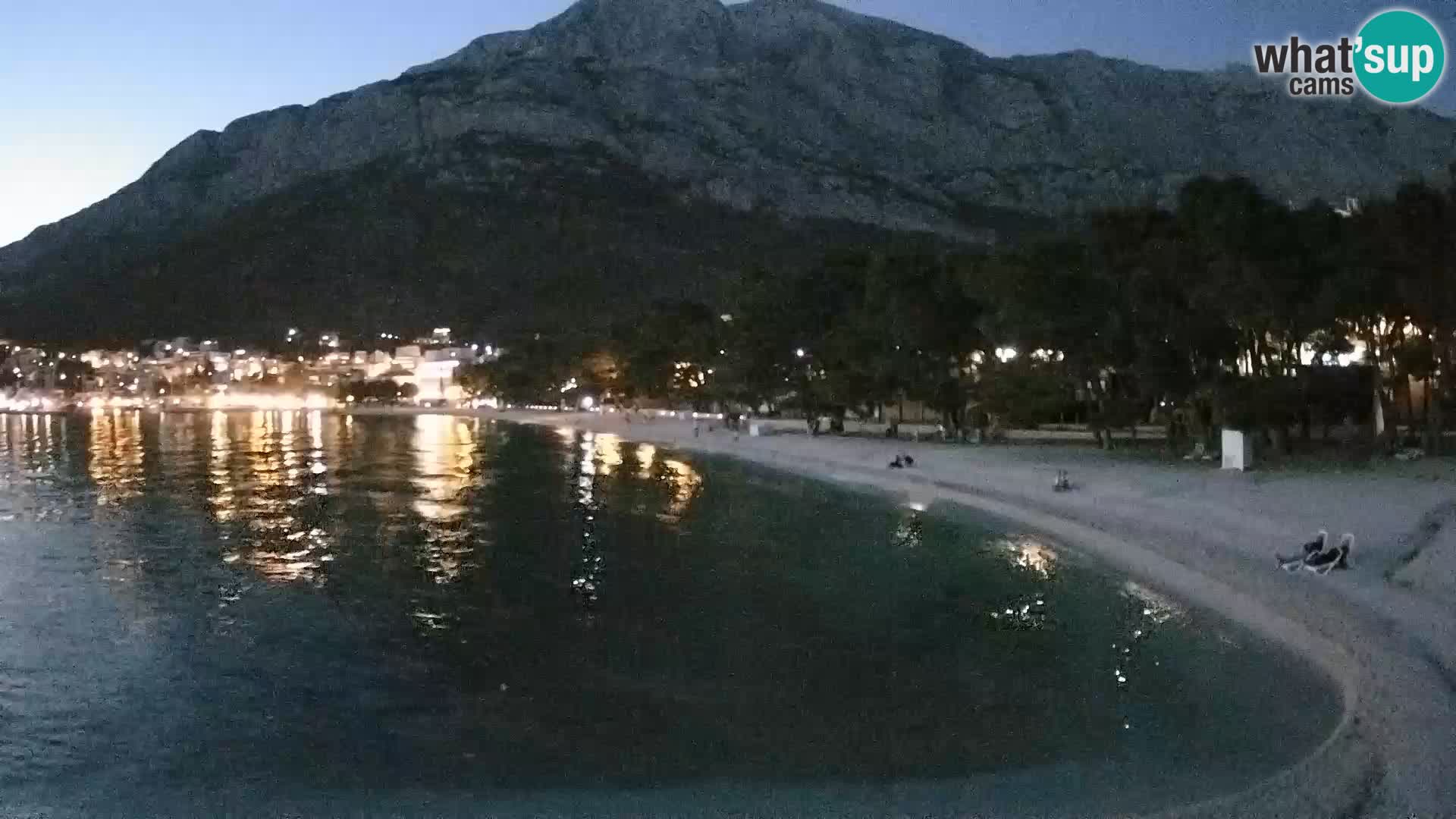 Webcam Baška Voda – Borik, plage Nikolina