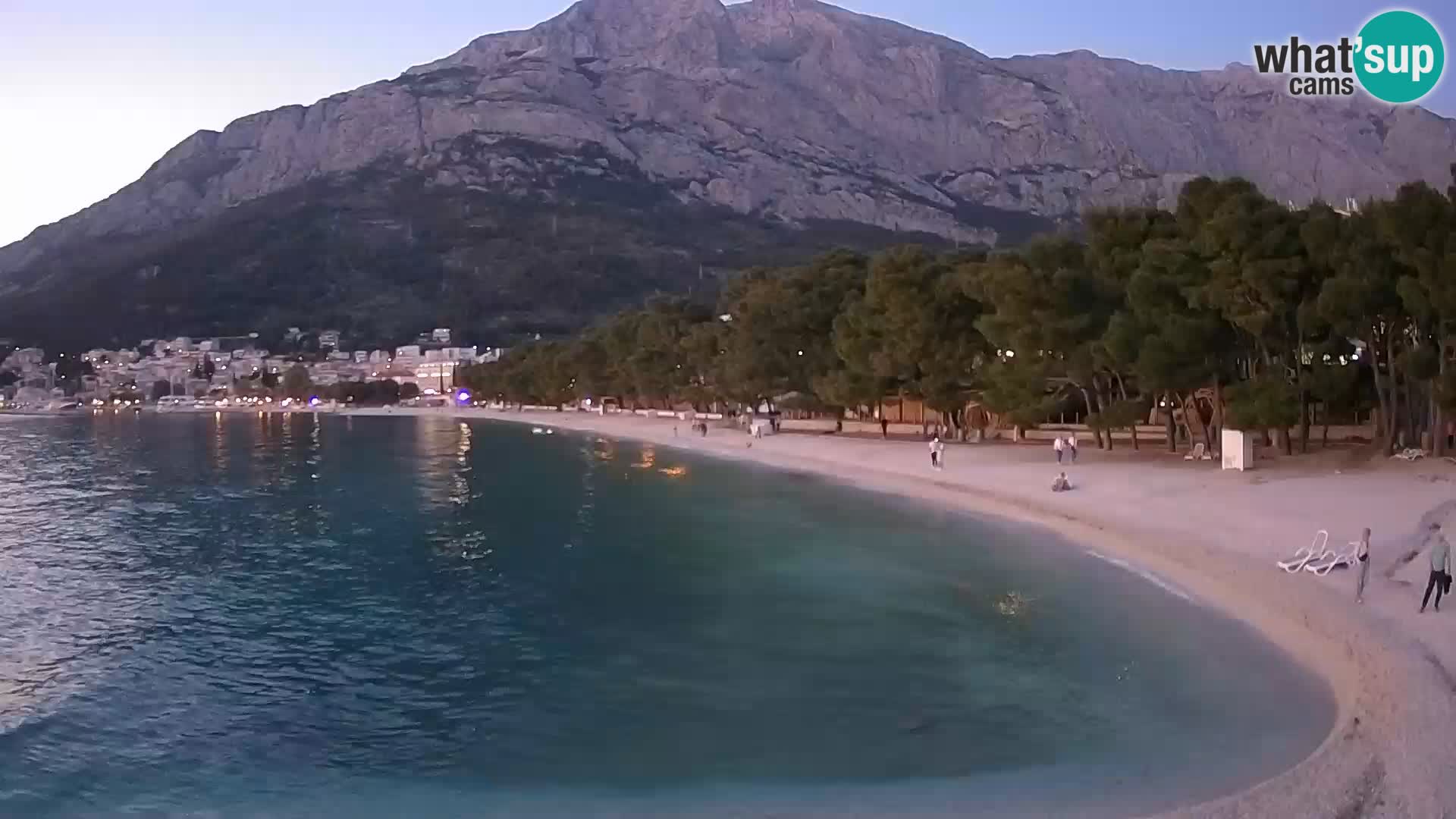 Webcam Basca Voda –  Borik, playa Nikolina